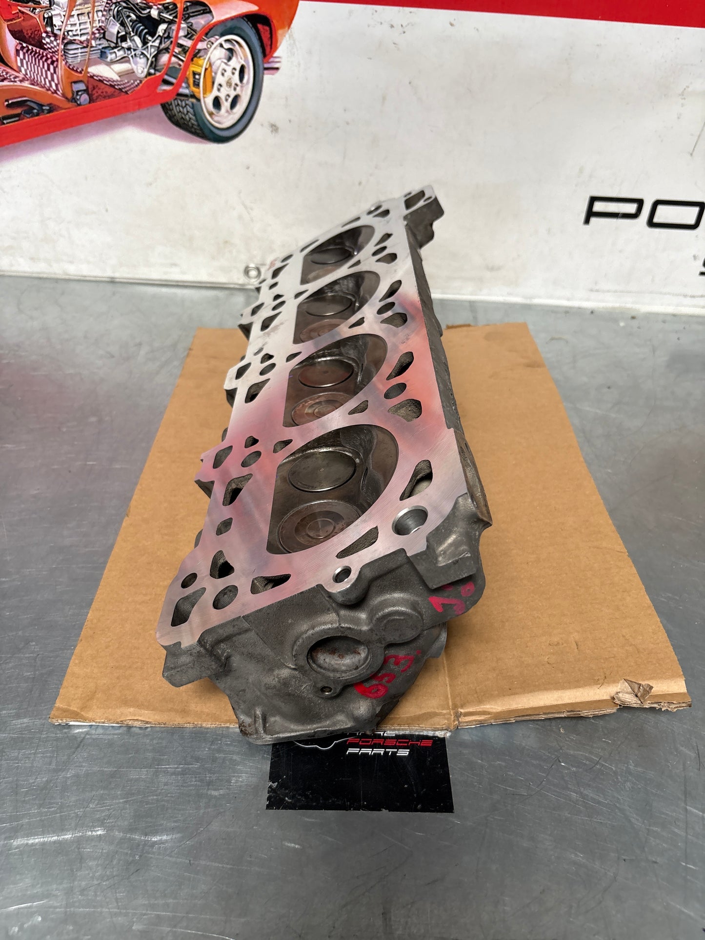 Porsche 944 Turbo Cylinder Head 9511043031R, rebuilt