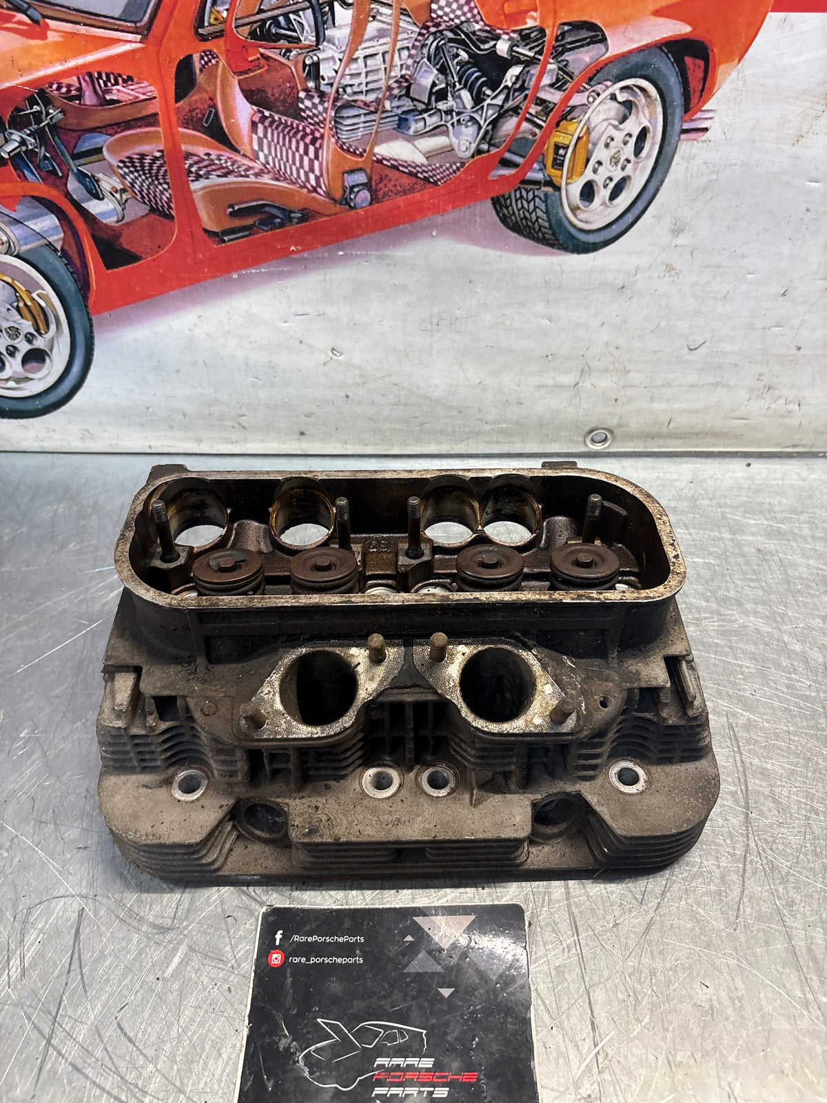 Porsche 914, cylinder head, used 021101371S