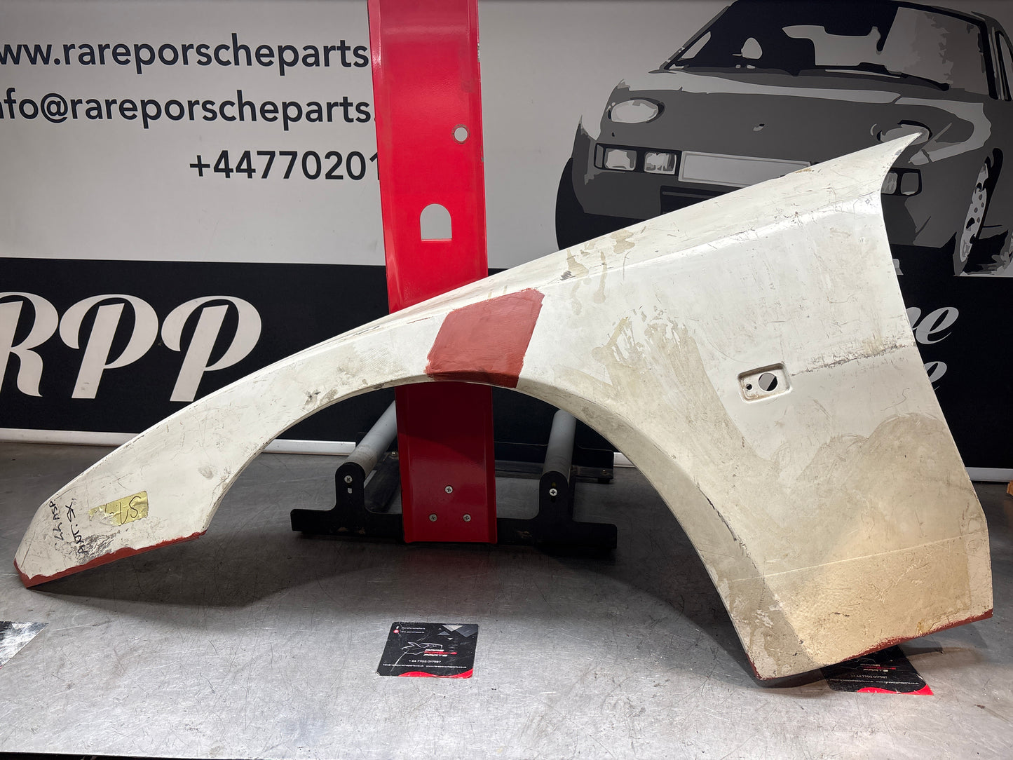 Porsche 944 early, N/S left front wing, used 93150302103 no rust