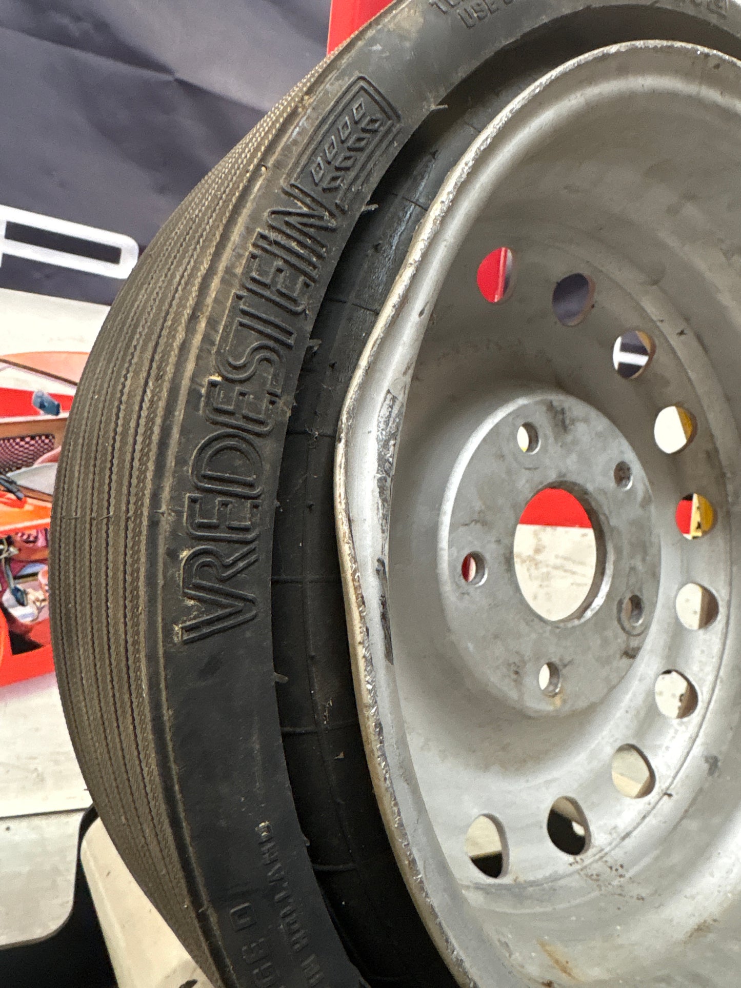 Porsche 944 Turbo alloy spare wheel with space saver tyre, used 95136213100