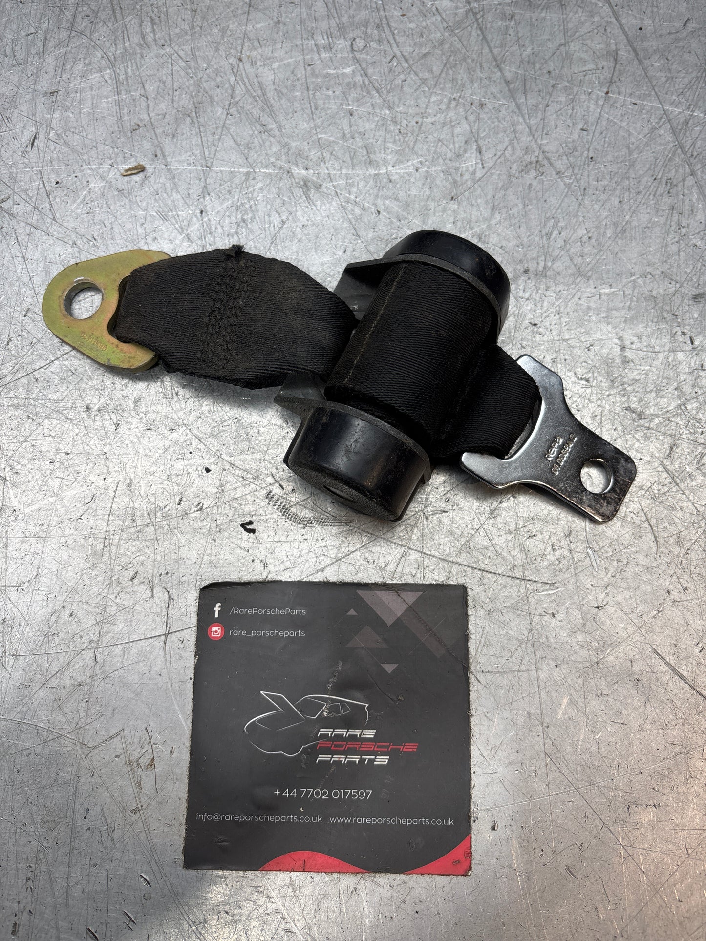 Porsche 924 944 2 point rear seat  belt 477857787A used