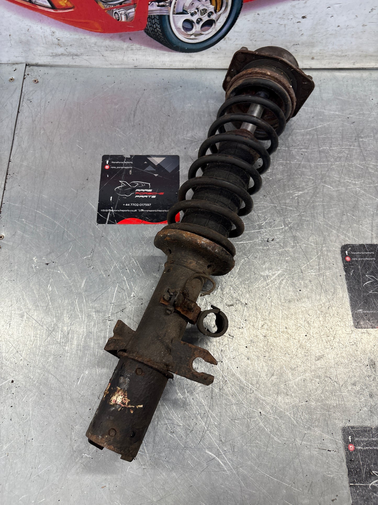 Porsche 944 S2 front shock absorber, used 95134303205