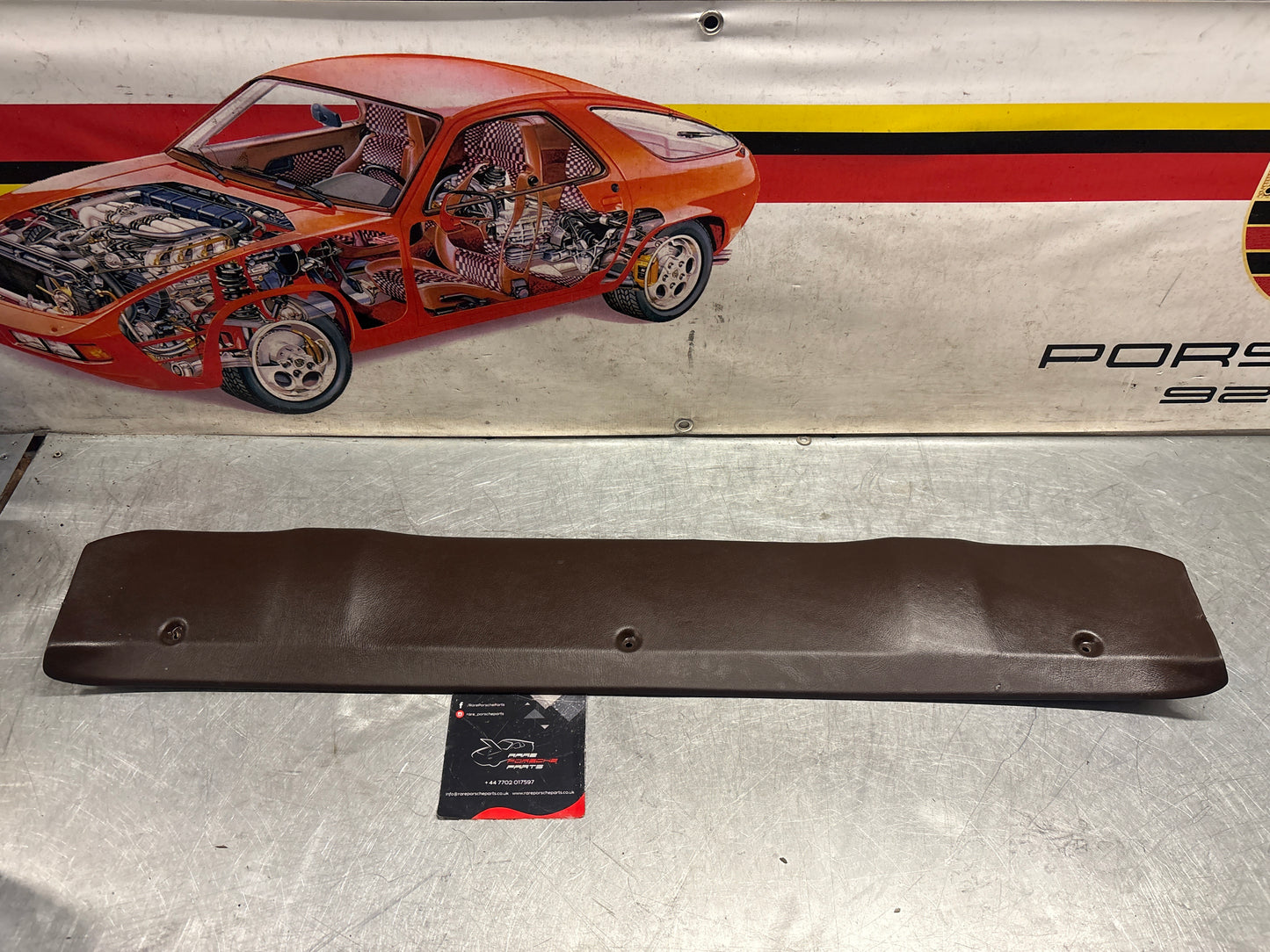 Porsche 924 944 sunroof mechanism trim panel brown 1984 onwards 94455594100