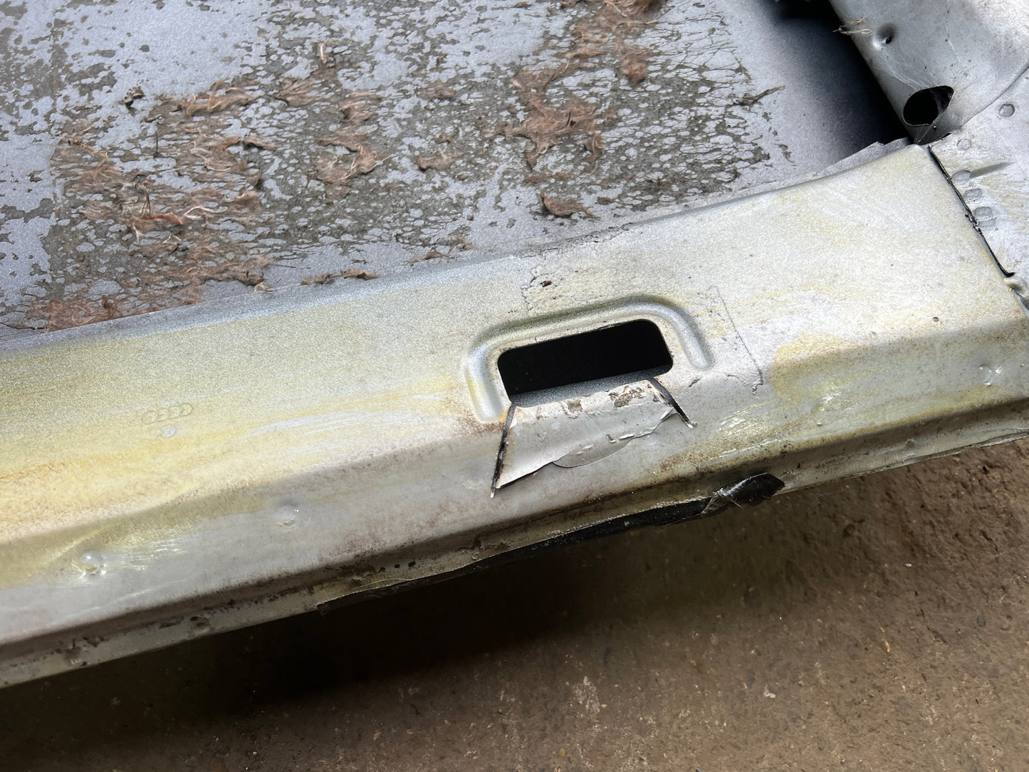 Porsche 924 944 roof panel cut non sunroof model used