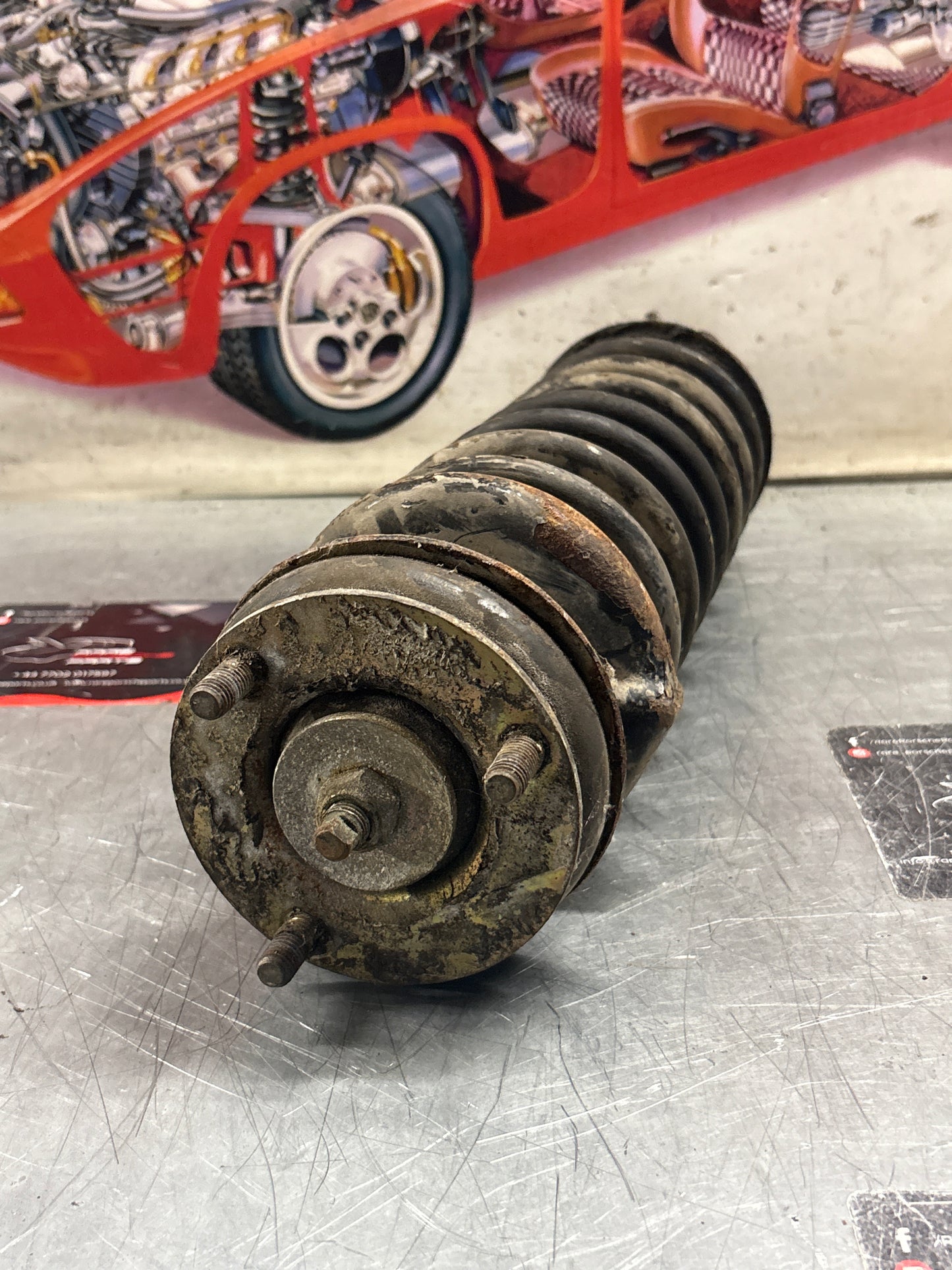 Porsche 928 rear shock absorber, used 92833305108