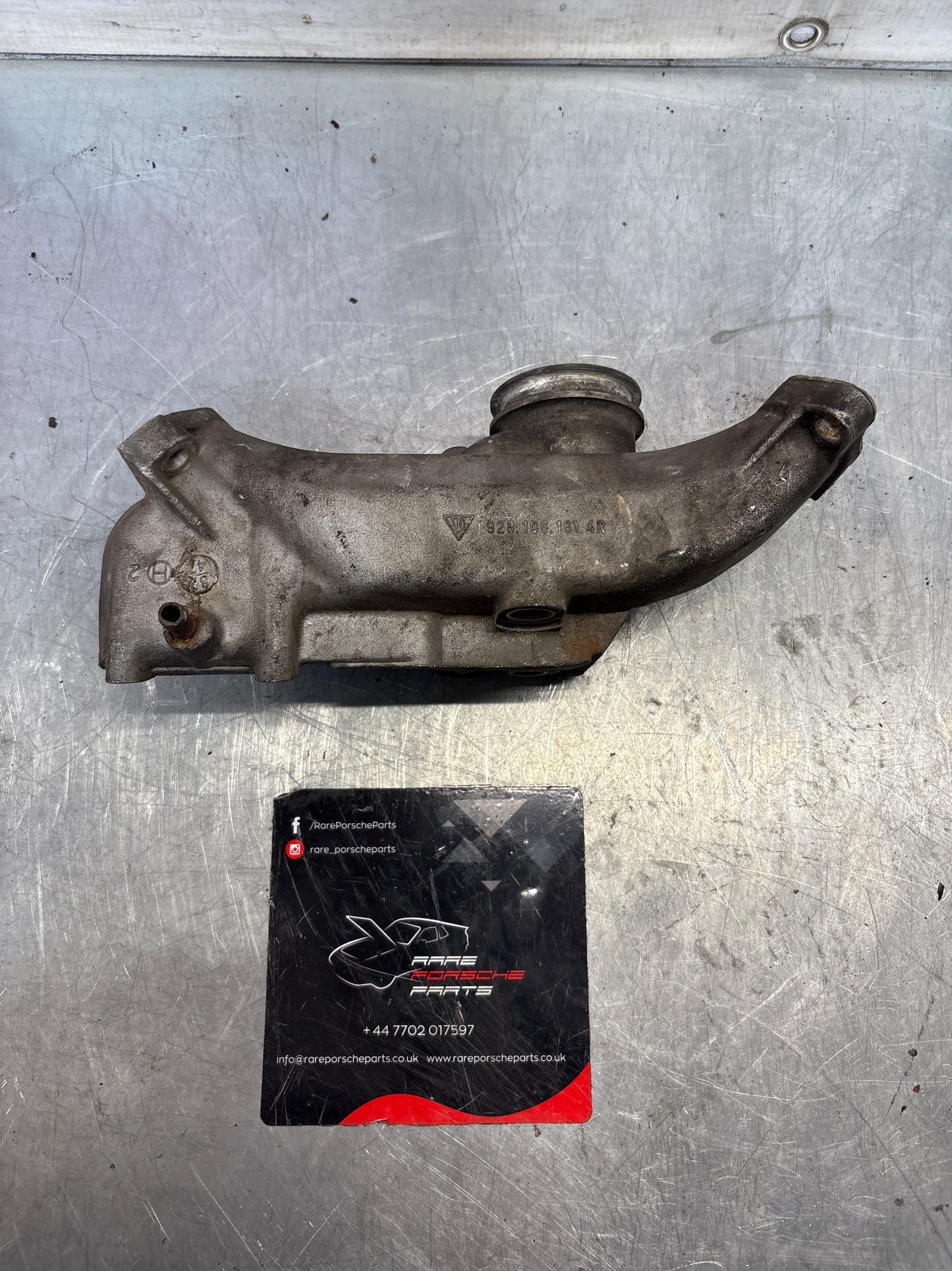 Porsche 928S 78-84 engine thermostat housing, used 9281061614R