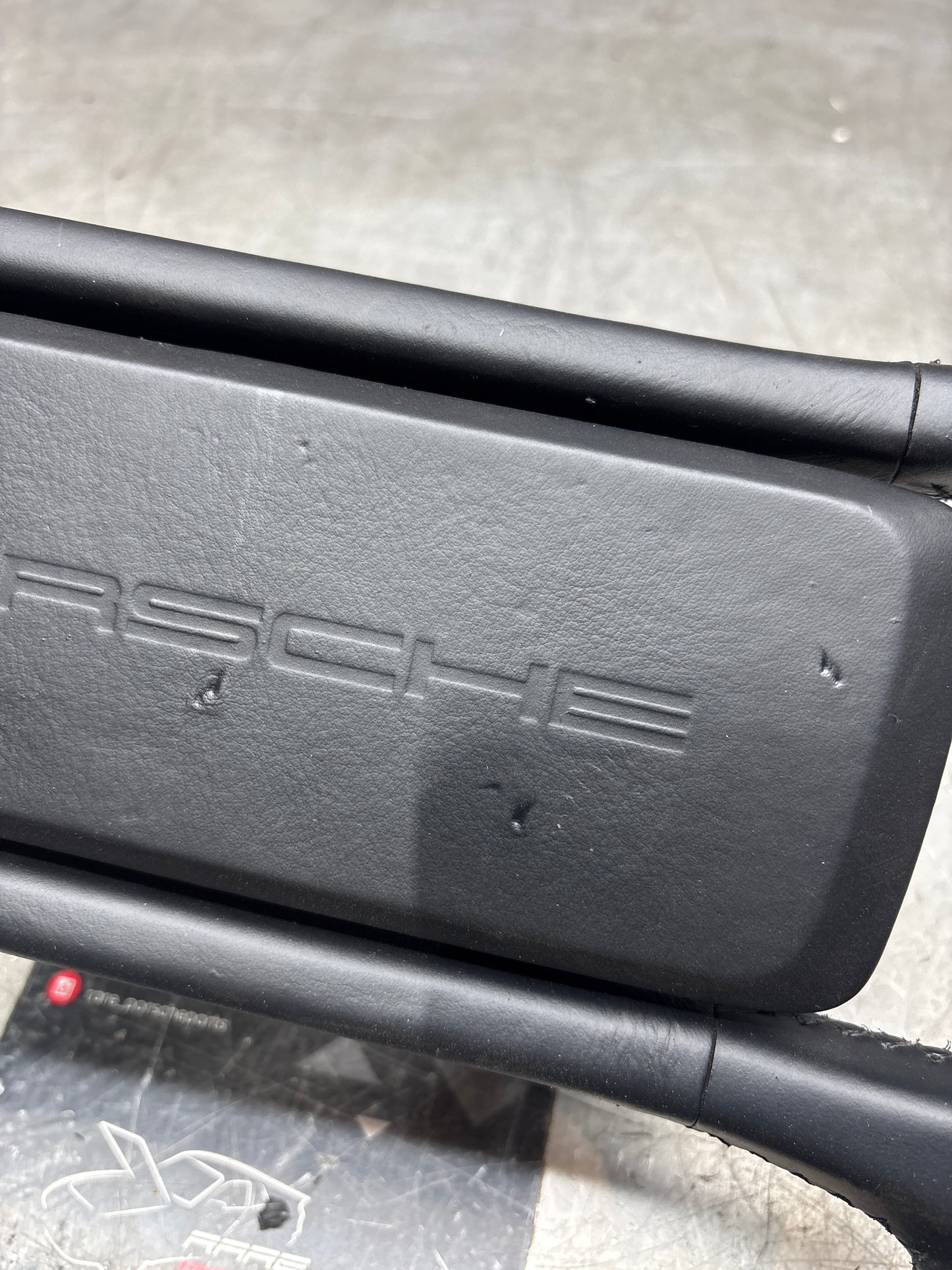 Porsche 928 black steering wheel 380mm 92834708402, used