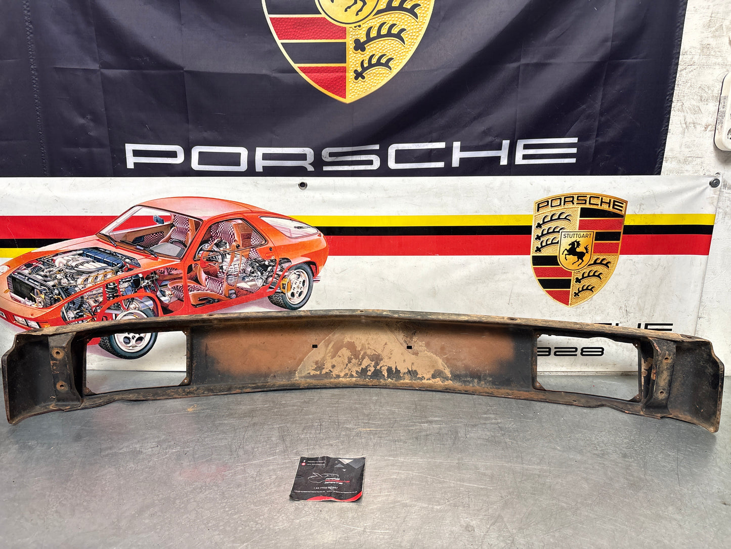 Porsche 914 front bumper, used 91450591010 / 91450500910
