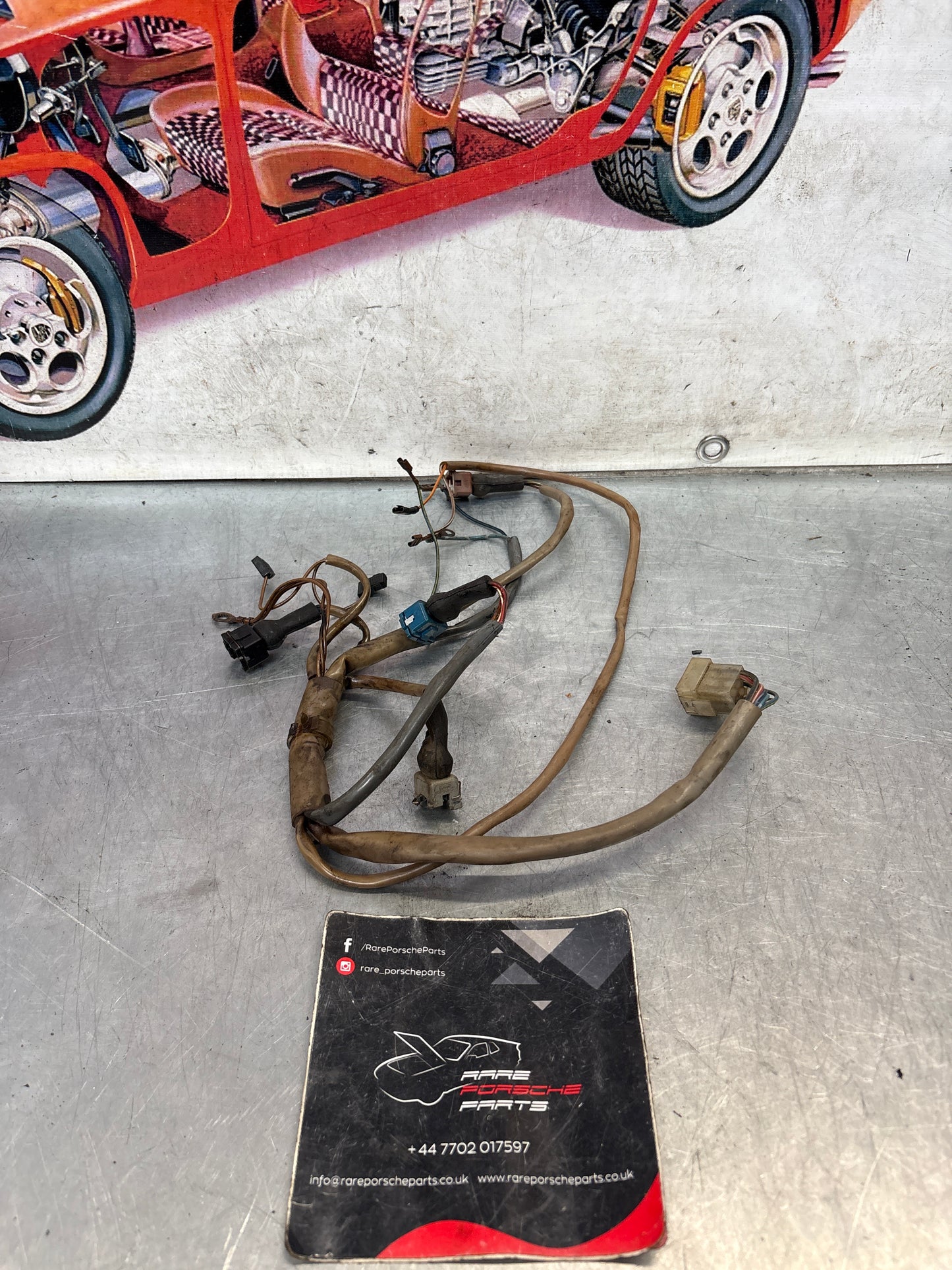 Porsche 924 80-85.5 Engine loom, used 477971761D