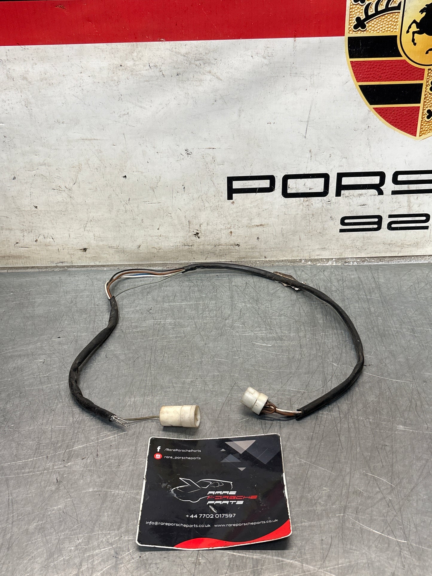 Porsche 924 / 944 door mirror loom passenger side, used 477971113