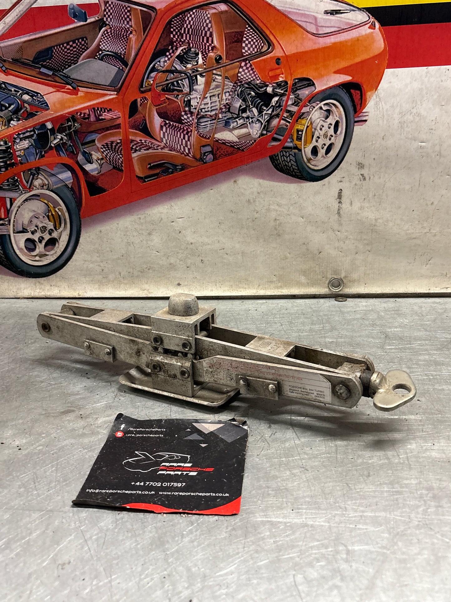 Porsche 944 / 944 Turbo spare tire jack lift, used