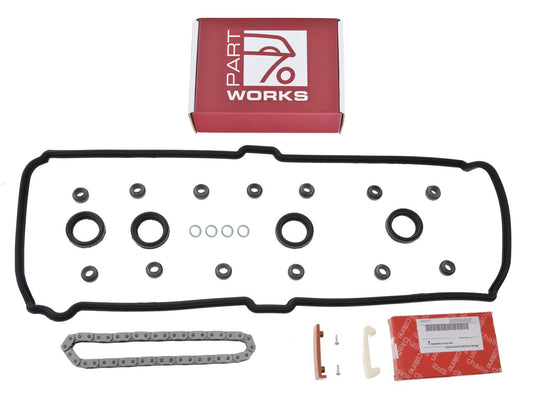 Gasket valve cover Porsche 944 S2 928 S4 set timing chain slideway. 94410550105   92810534701