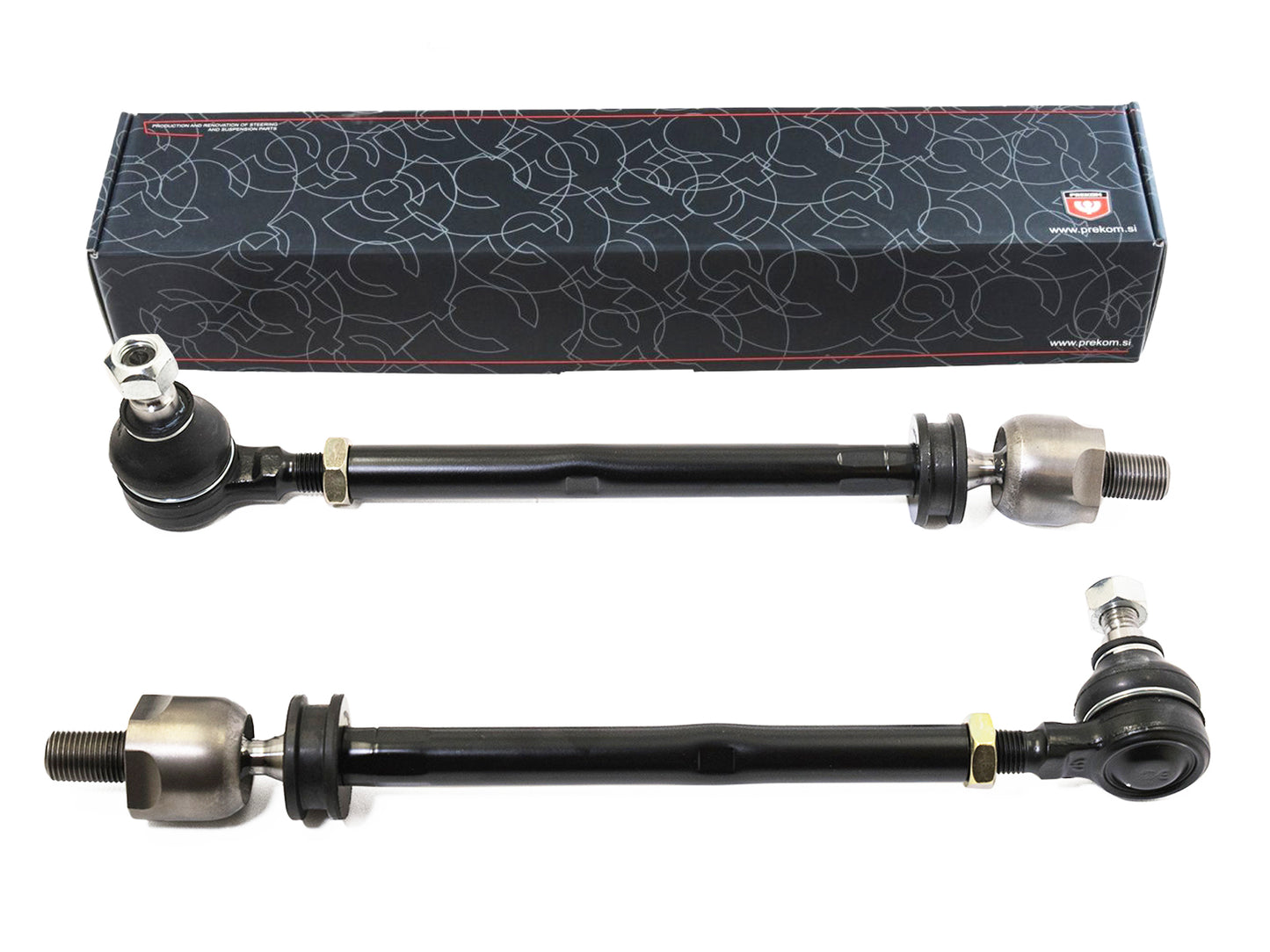 2x tie rod for Porsche 928 4.5 928S -'85 + tie rod end