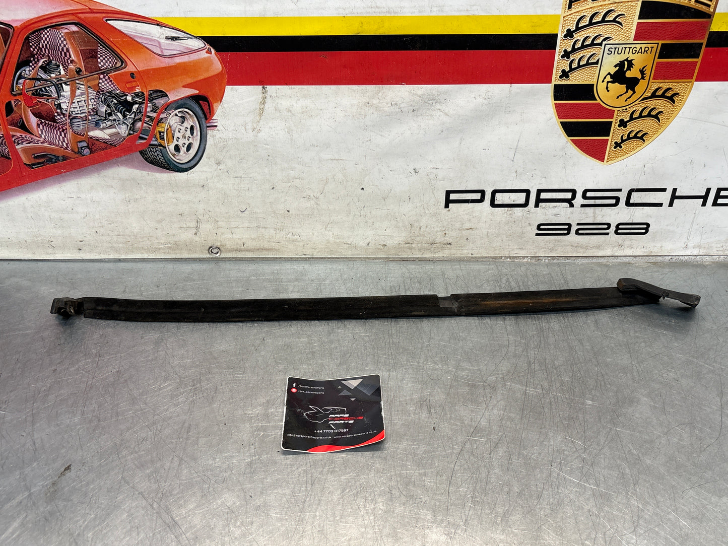 Porsche 944 cabrio left door slot seal, used 94153709310