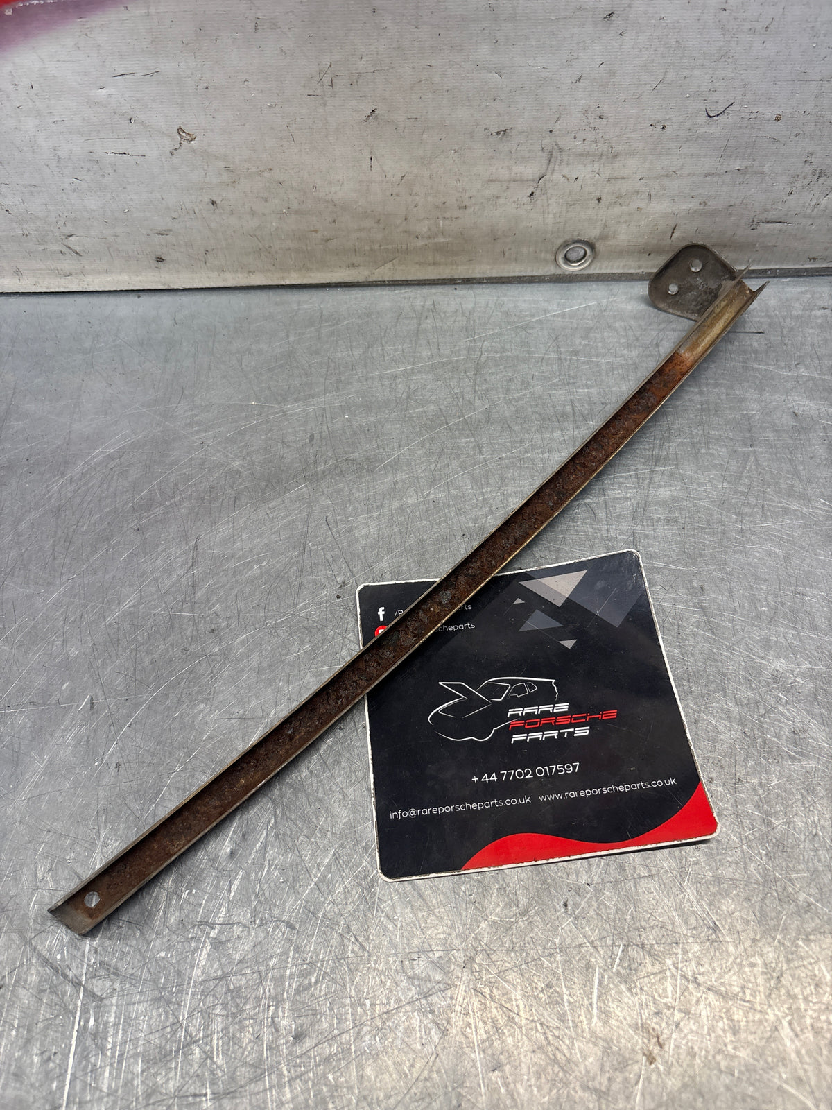 Porsche 914 left side window guide rail, used 91454202912