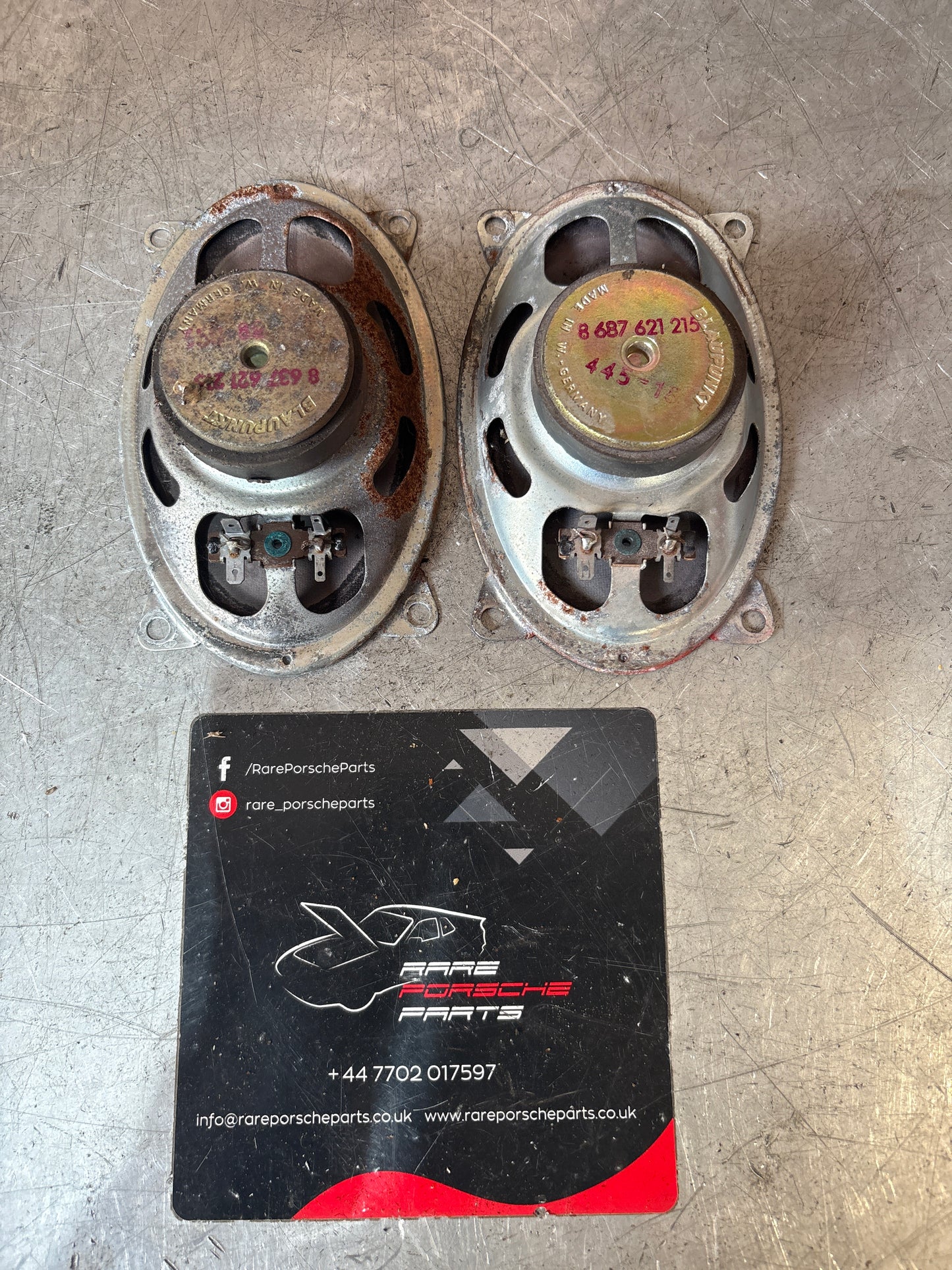 Porsche 944 blaupunkt door speaker, used 8637621215