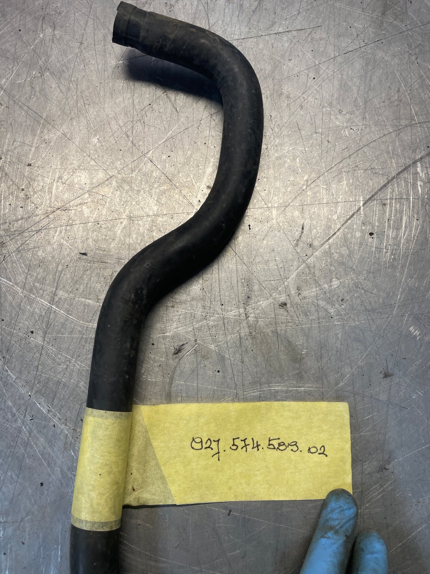 Porsche 928 Radiator return hose, used 92757458902