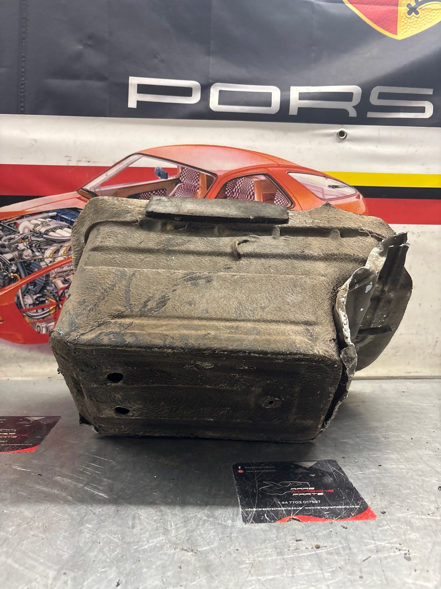 Porsche 928 Battery tray cut, 92850180502 used