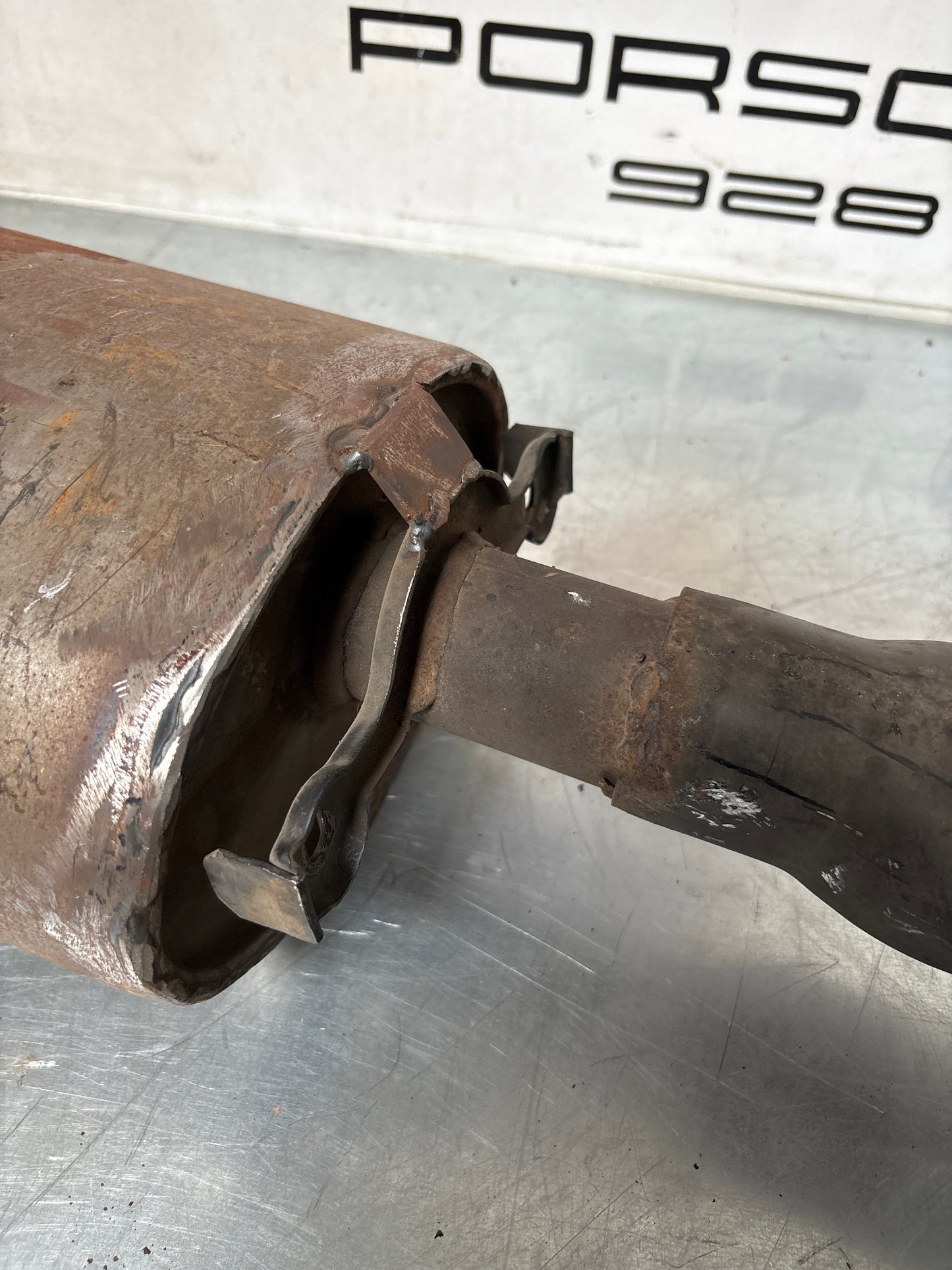 Porsche 924S / 944 2.5 N/A Exhaust system rear muffler, used