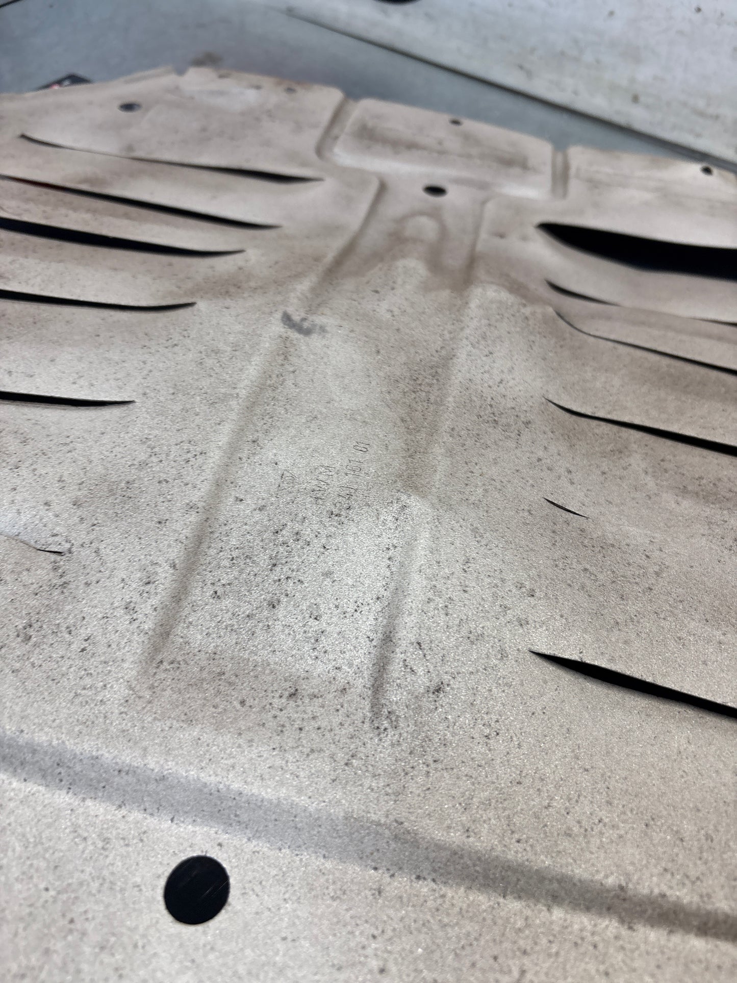 Porsche 944 engine tray / belly pan / undertray used. Aluminium. refurbished 94434116101