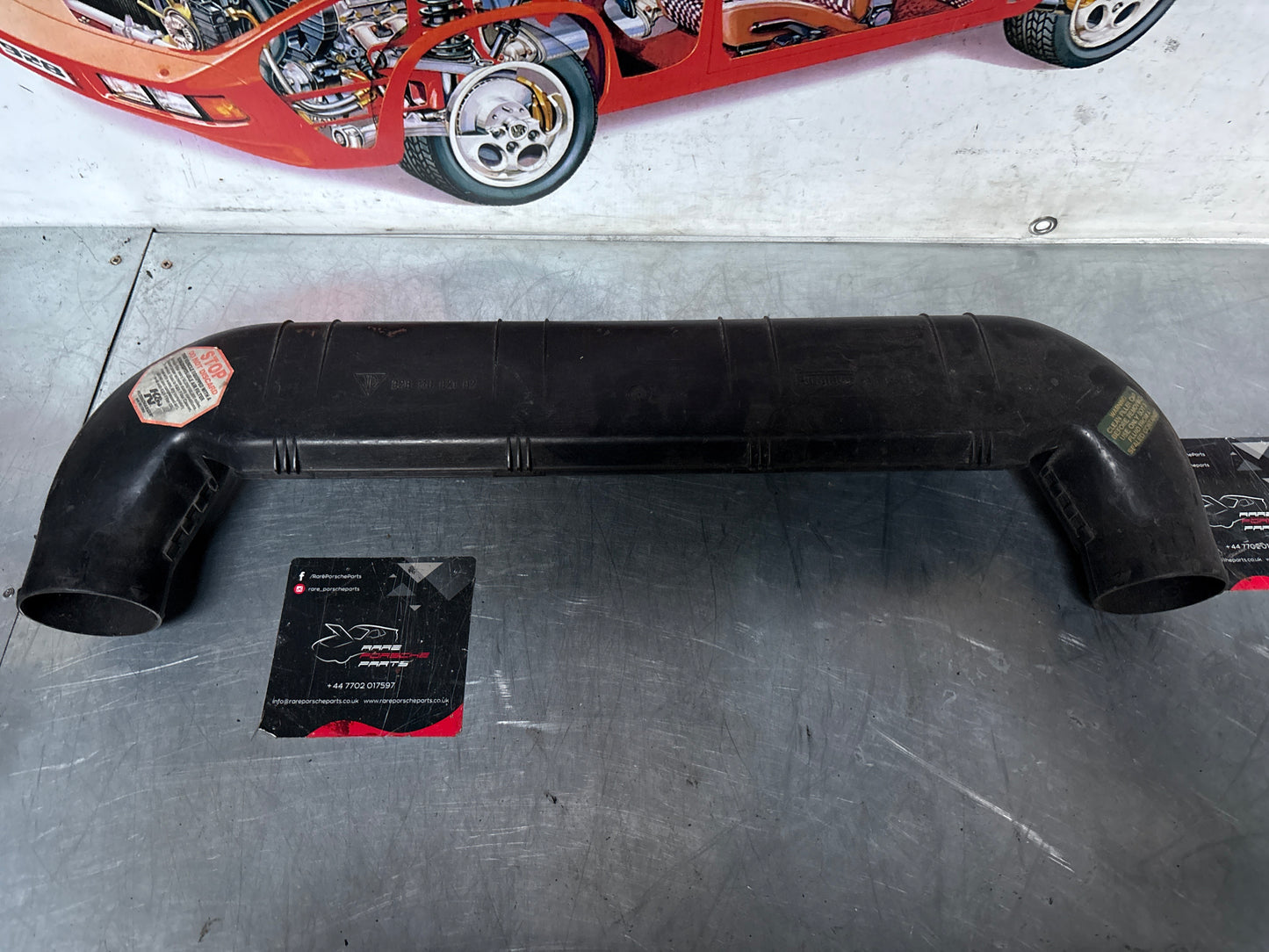 Porsche 928 air filter box top component, used 92811002102