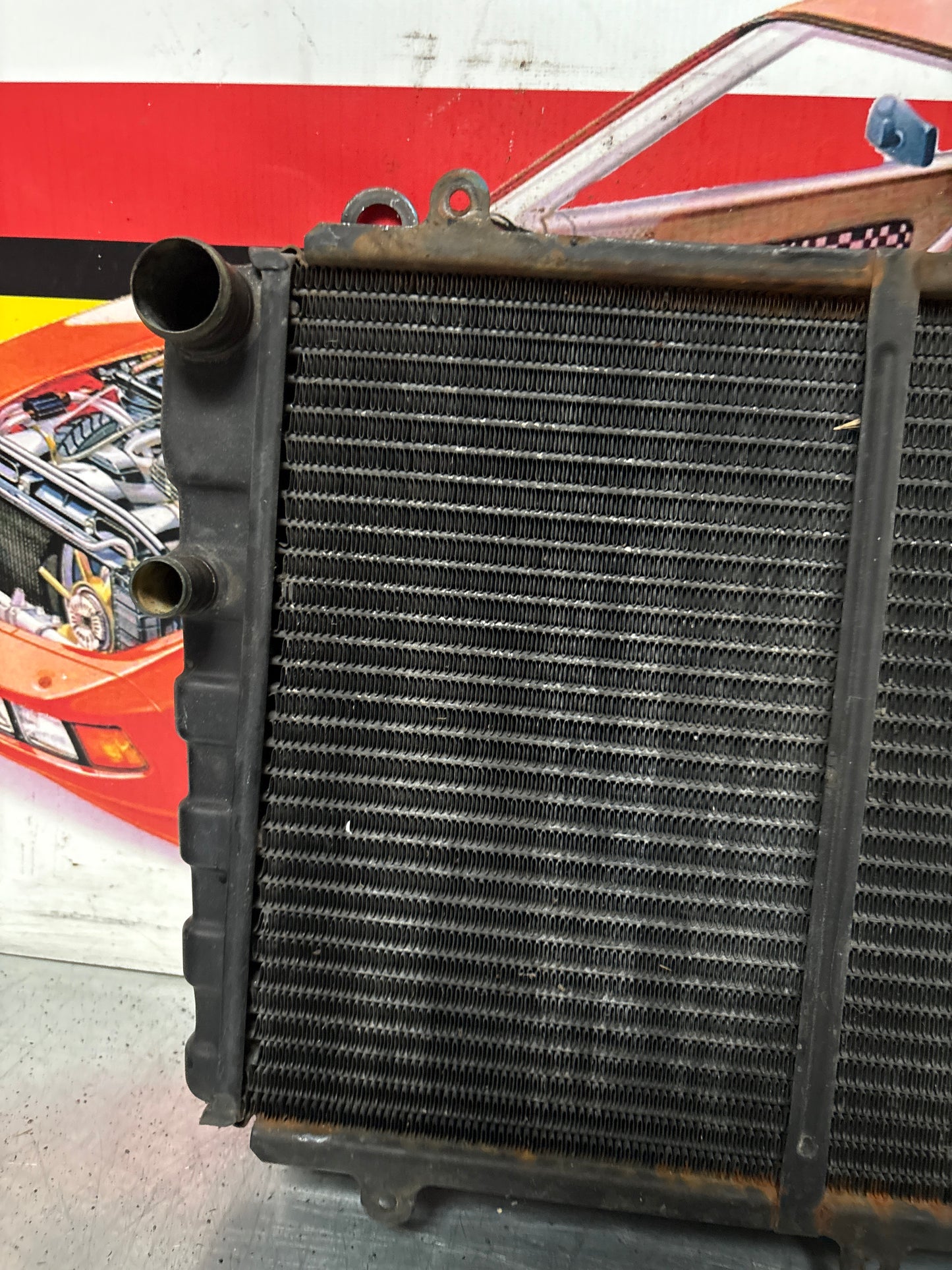 Porsche 924 radiator used 477121251A pressure tested