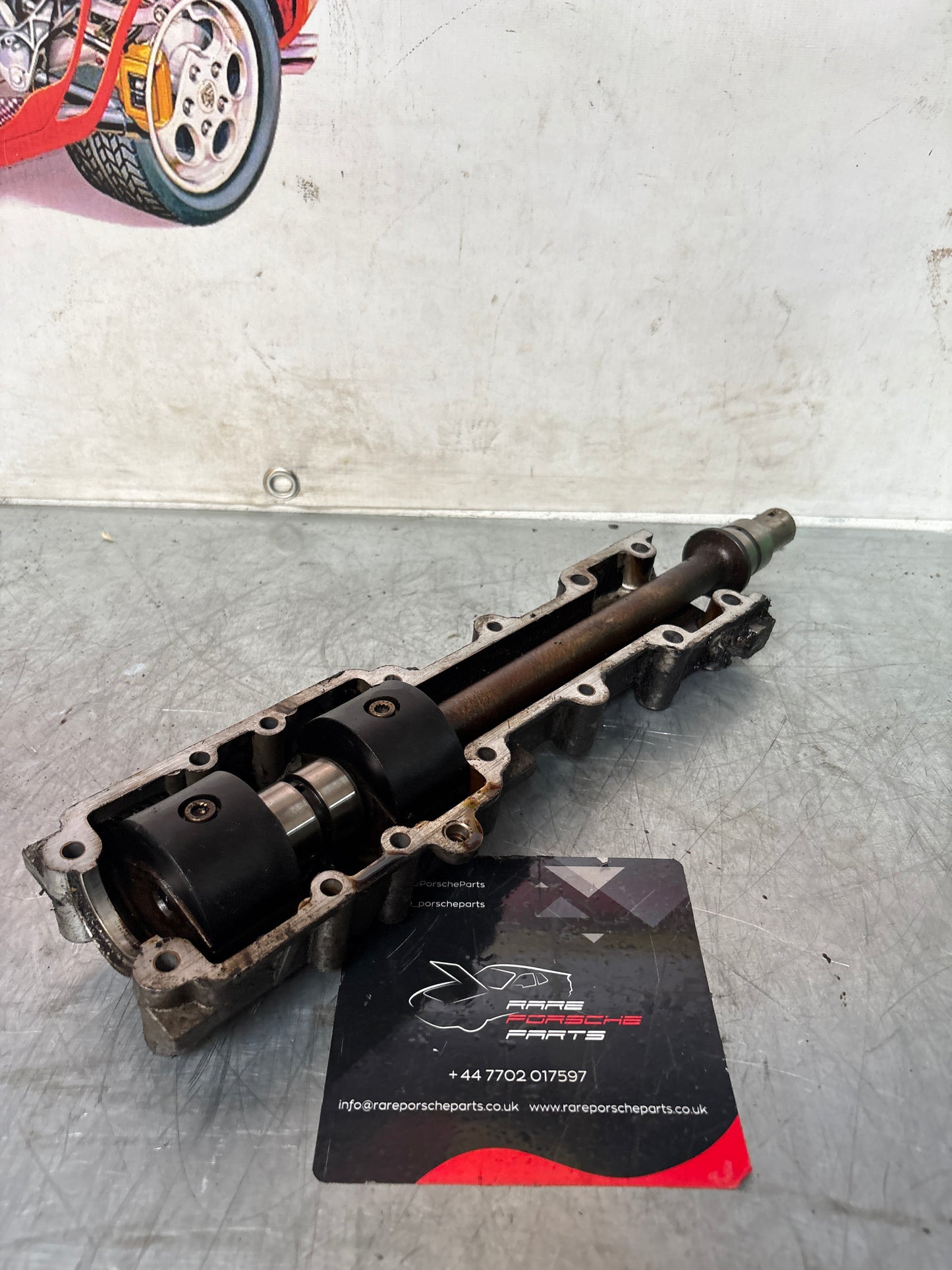 Porsche 944 Balance shaft, with housing, used 9441011058R