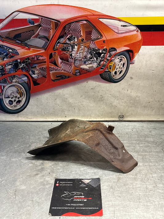 Porsche 924 Turbo exhaust heat shield, used 477803394