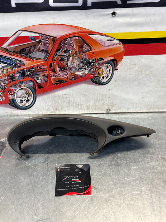 Porsche 911 996 dasboard cluster trim, used, grey 99655205902