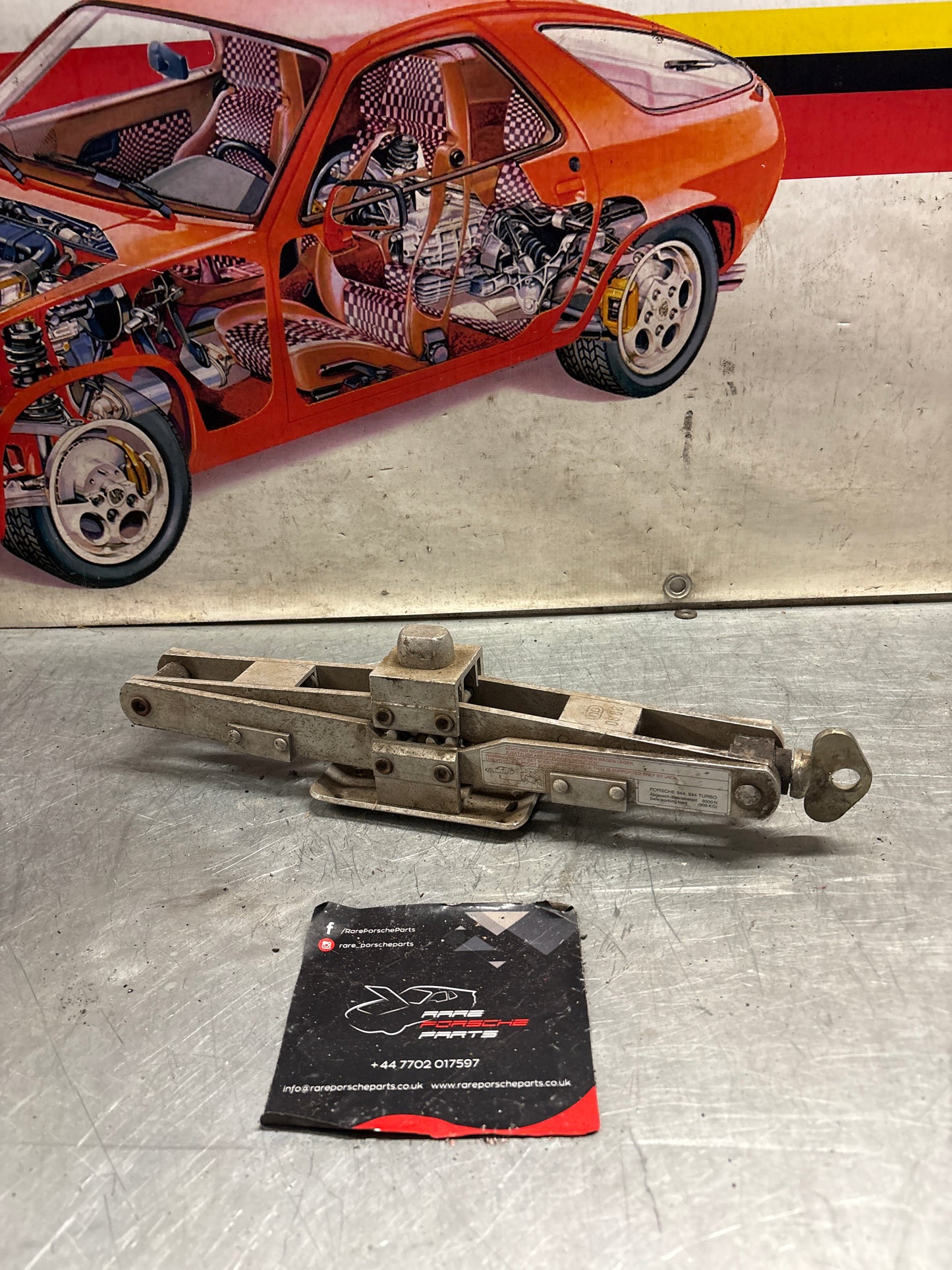Porsche 944 / 944 Turbo spare tire jack lift, used