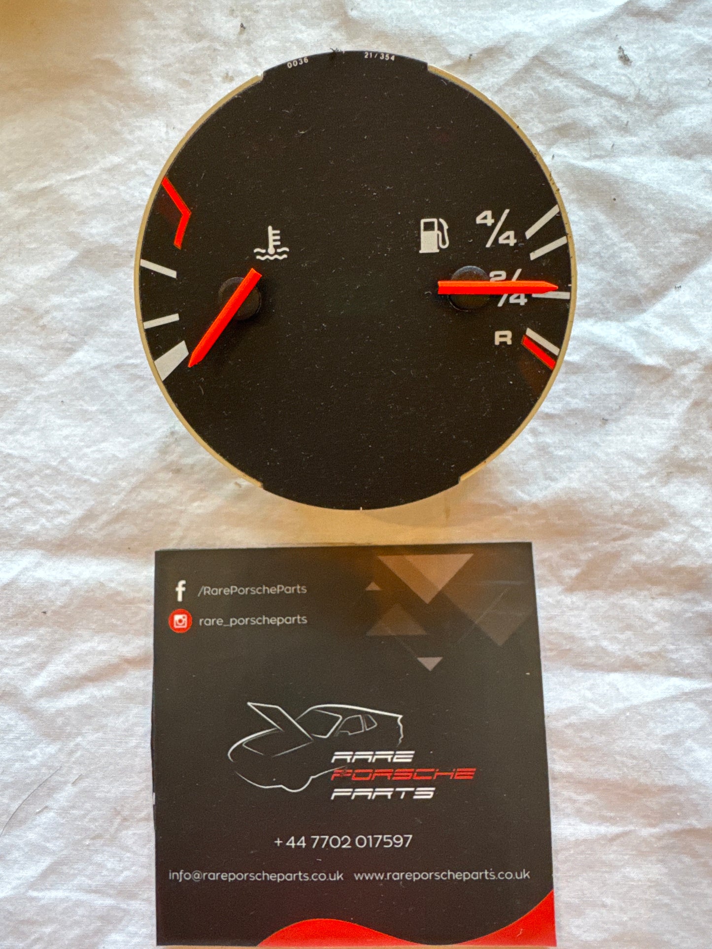 Porsche 928 temperature & fuel gauge indicator instrument 92864194902 NOS