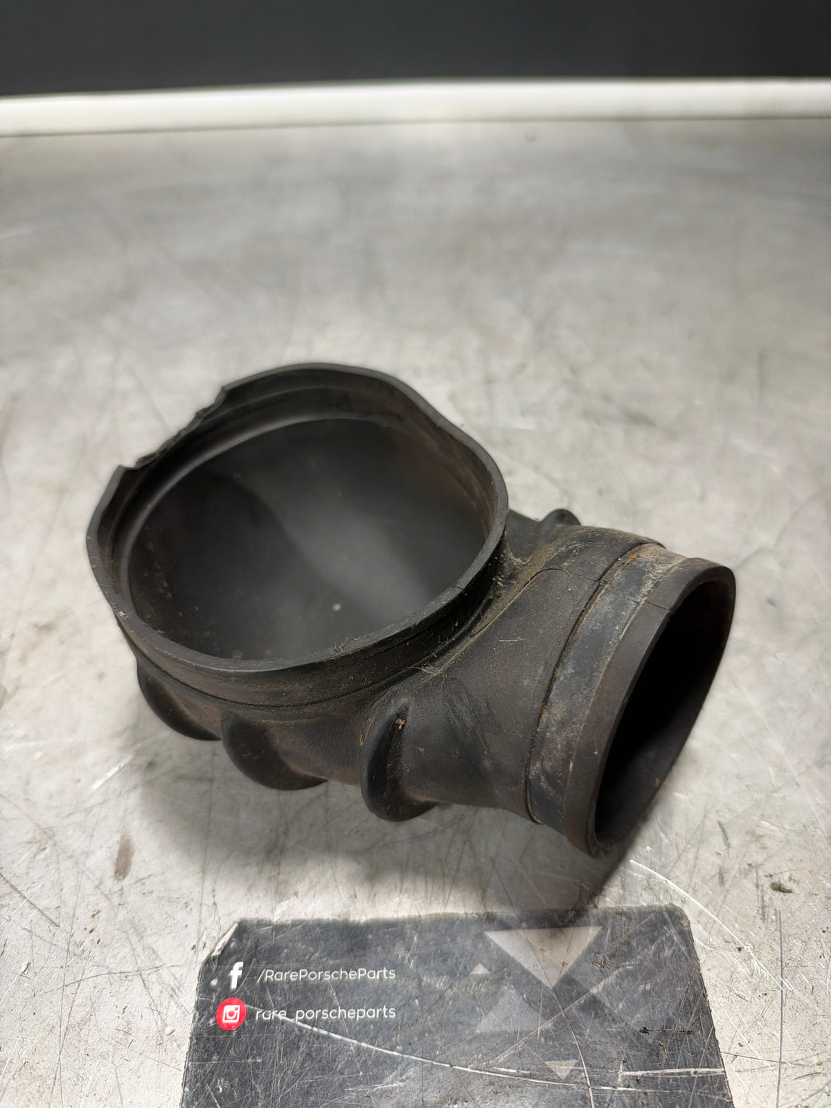 Porsche 924 Turbo Air intake rubber pipe, 93111035800, Spares or Repairs