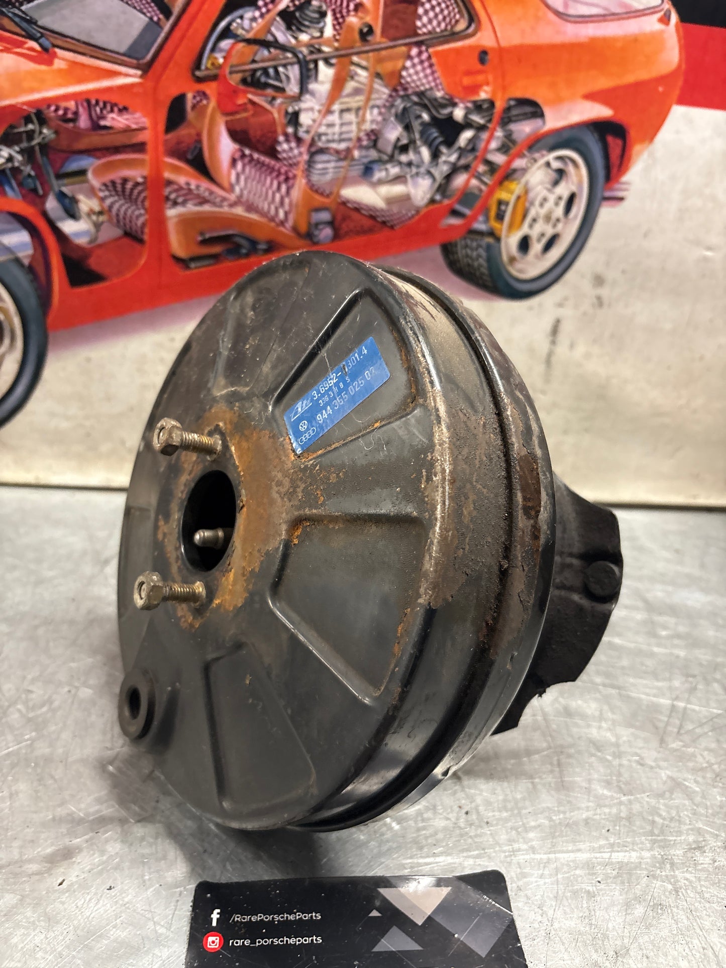 Porsche 944 brake booster, used 94435502502