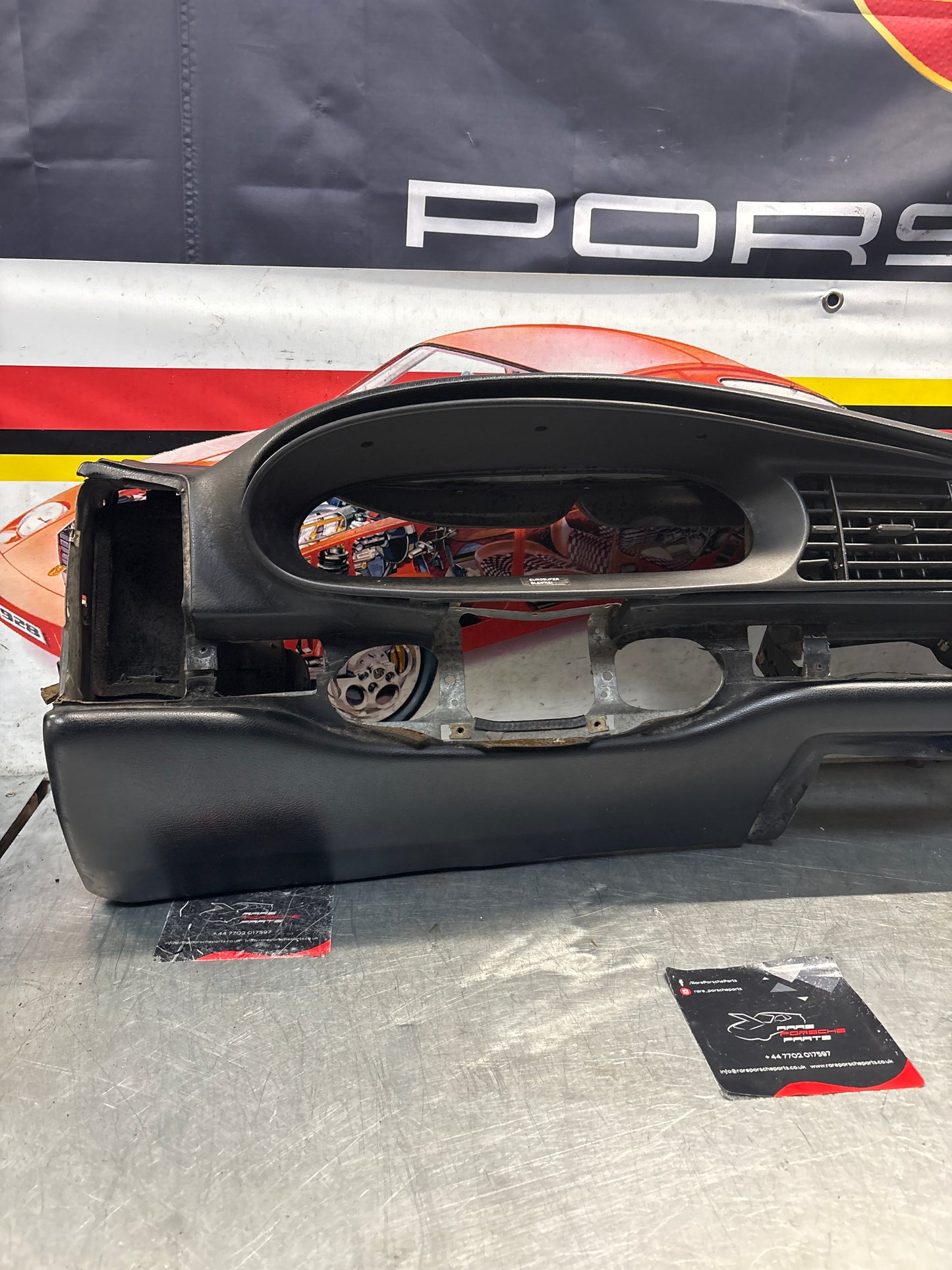 Porsche 944 dashboard for LHD car, black, nice condition