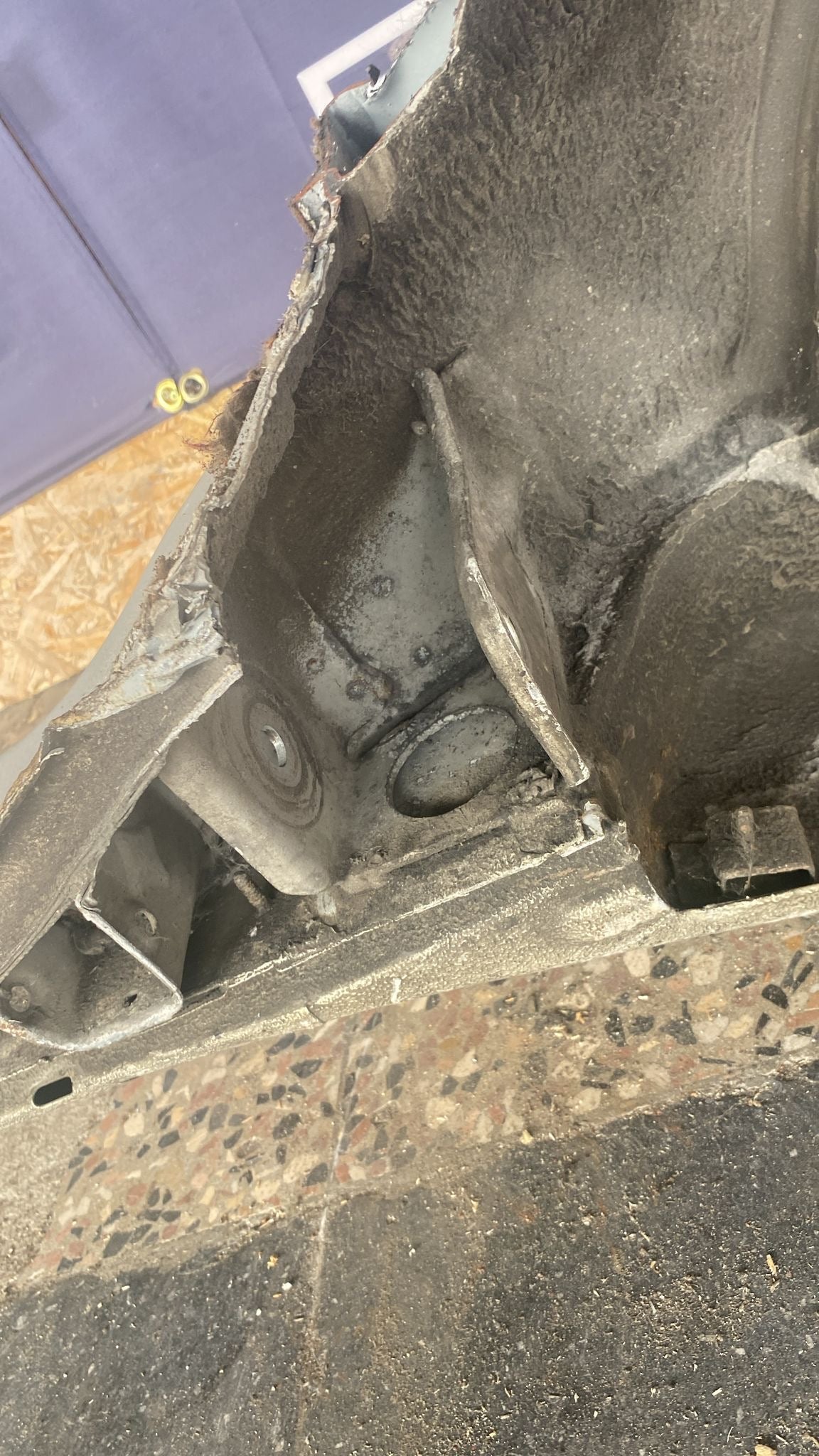 Porsche 944 right sill section cut 94450361200