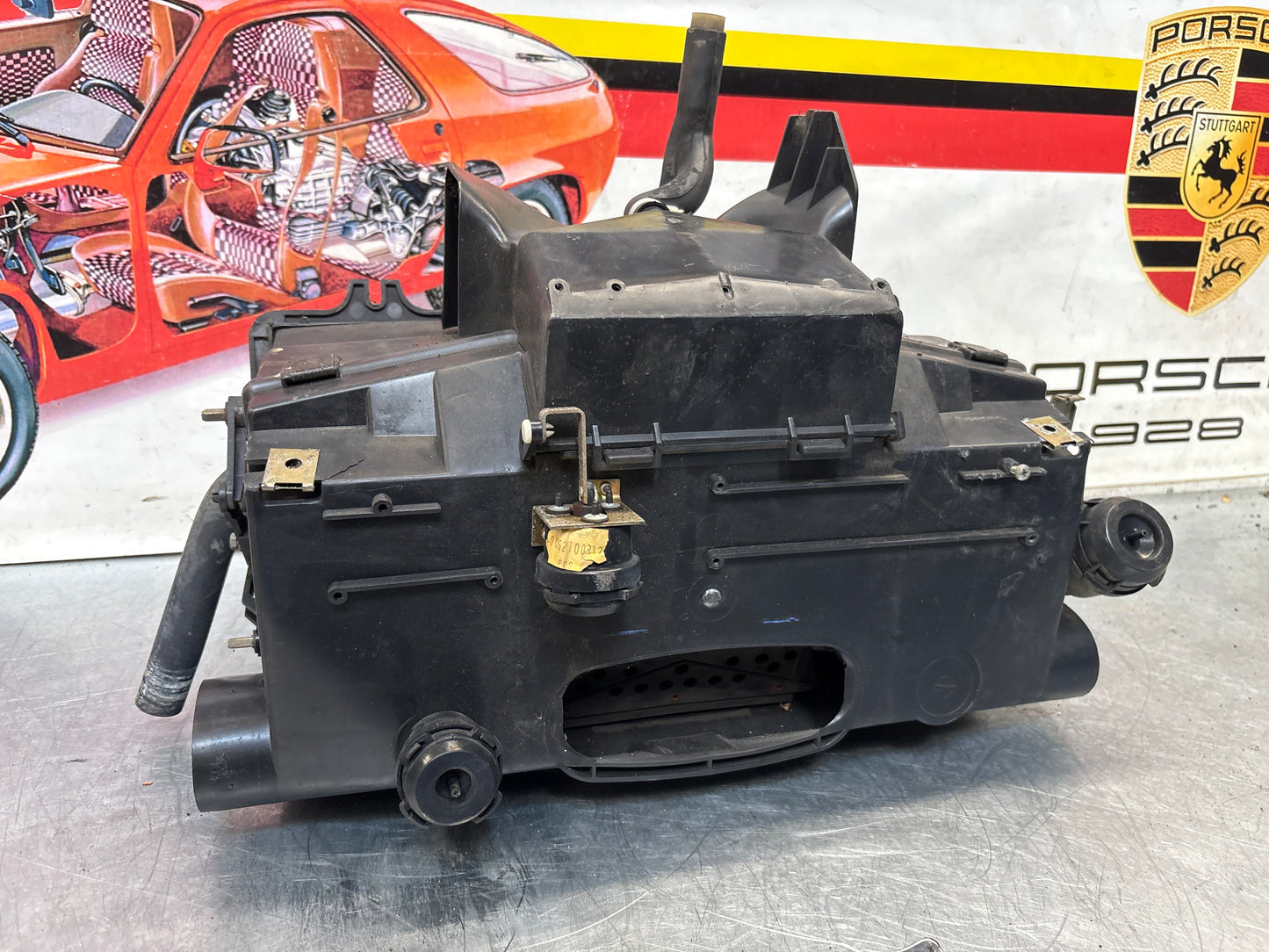Porsche 928 heater box, LHD, 92857303604, used