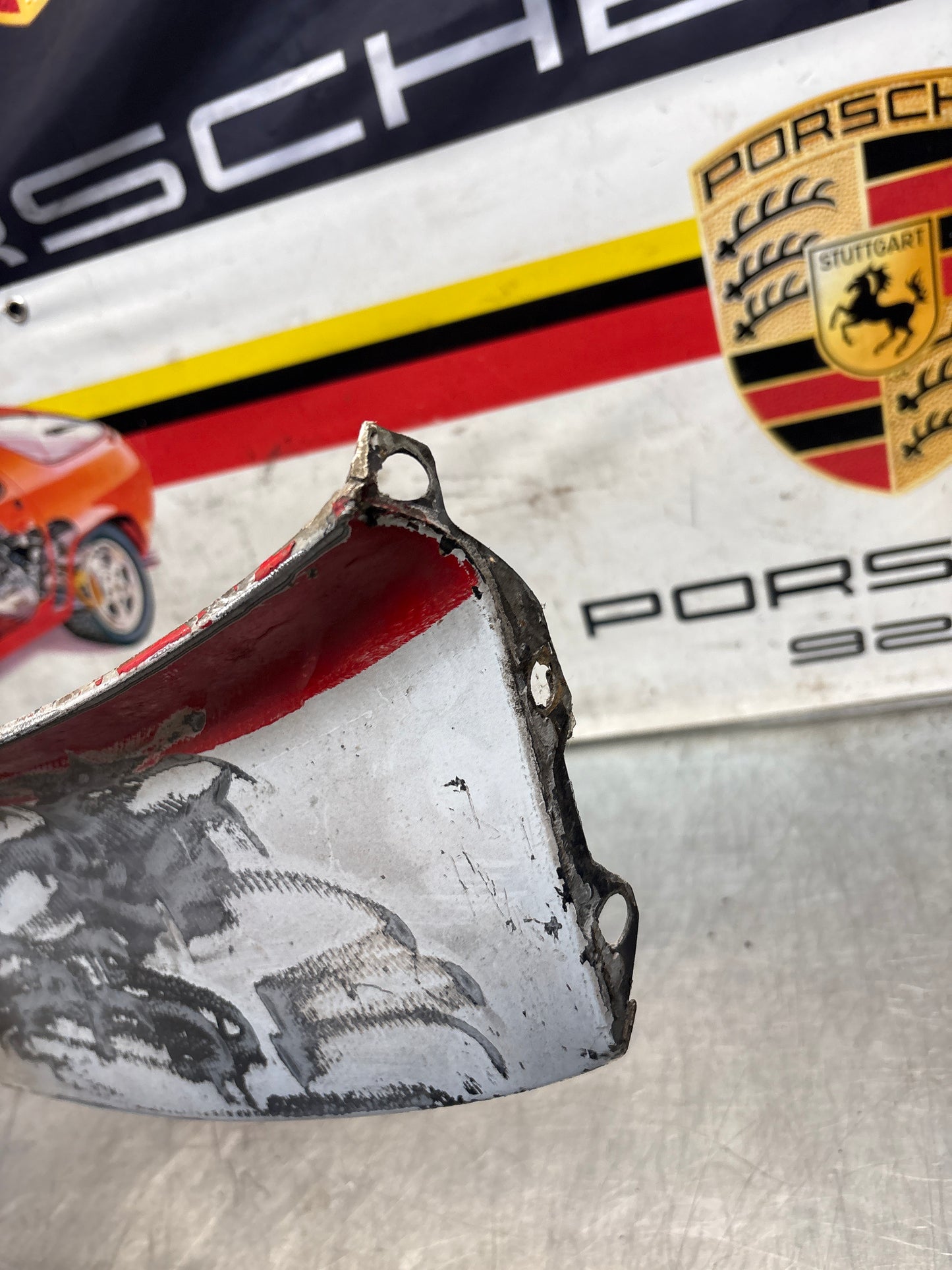 Porsche 924 Lower front valance, used, 94450303501 good condition