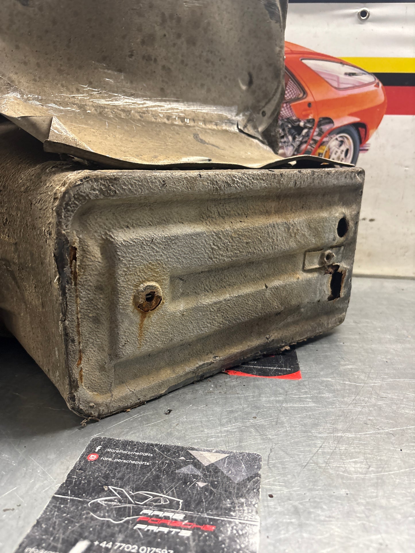 Porsche 928 Battery tray cut, 92850180502 used