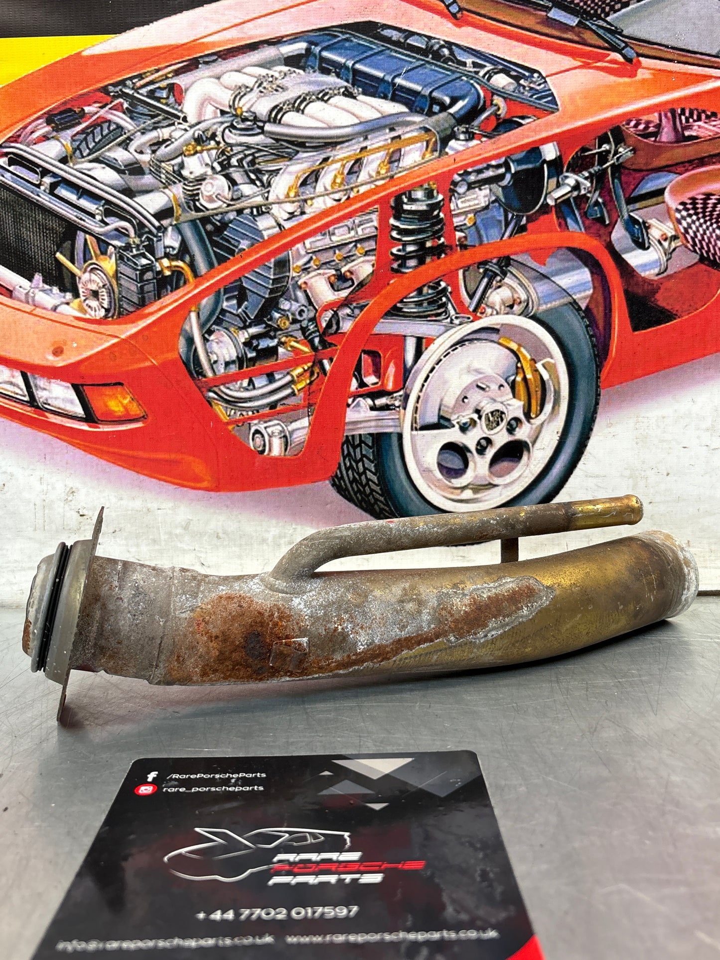 Porsche 924 76-79 fuel filler neck, 477201129B C used