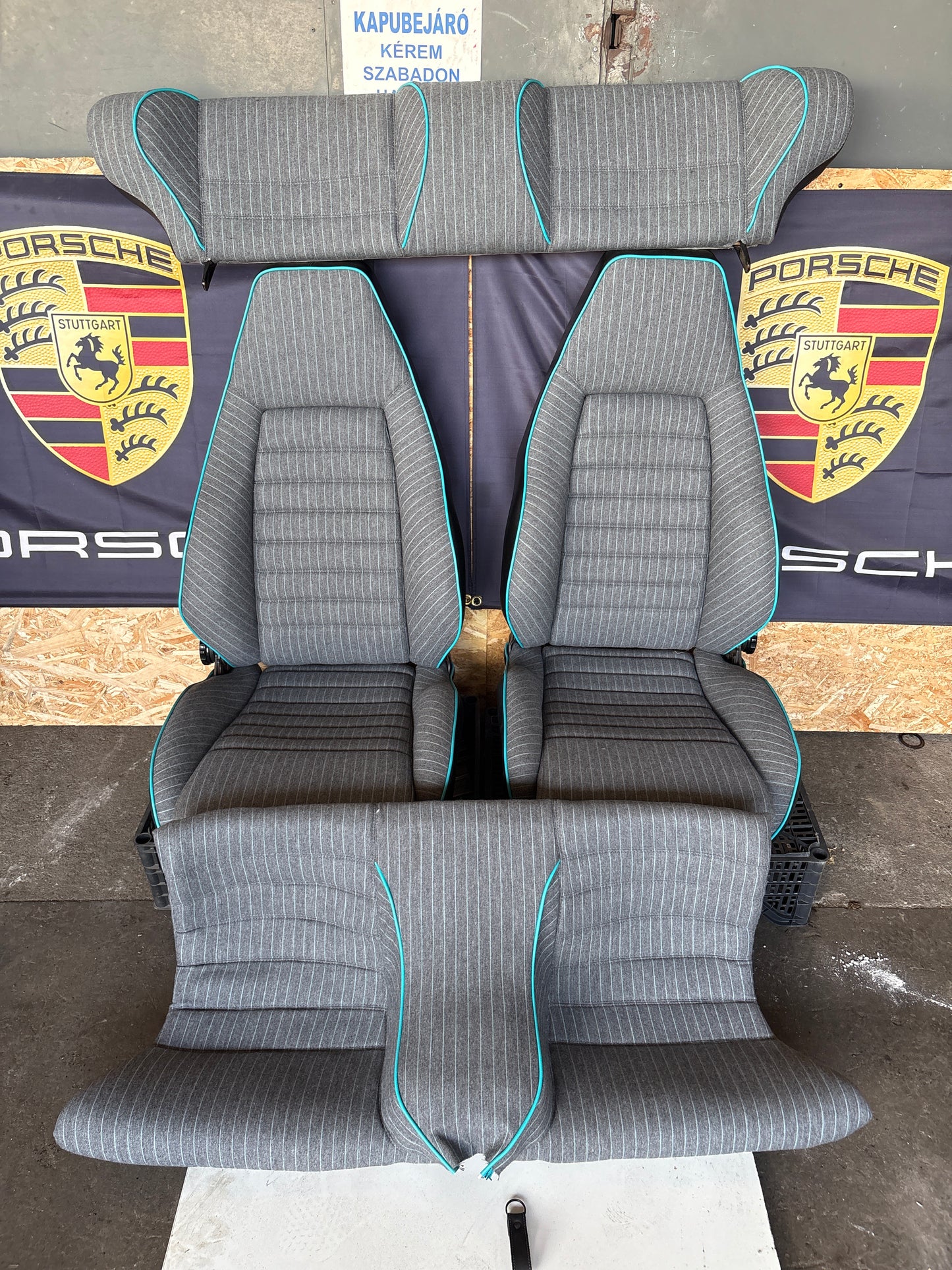 Porsche 924S Le Mans Recaro Sport seats set