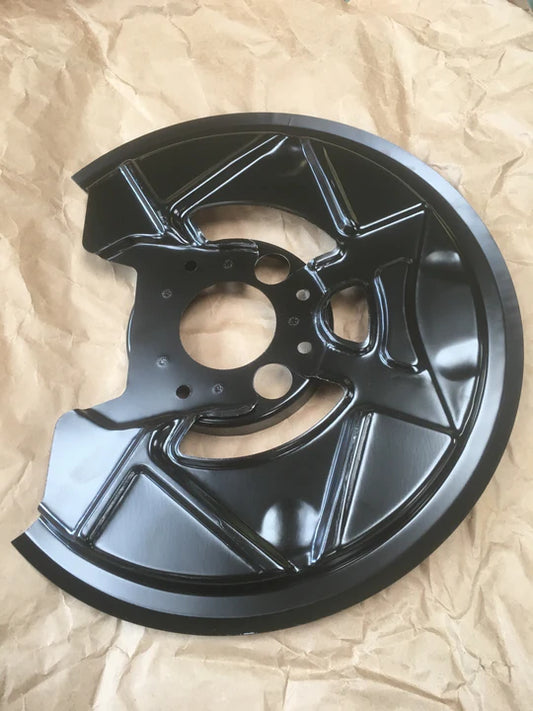 Porsche 924S, 924 Turbo & GT, 944 (all 2.5 & 2.7 models) front disc dust backing plate 944 351 085 00 NEW GENUINE.