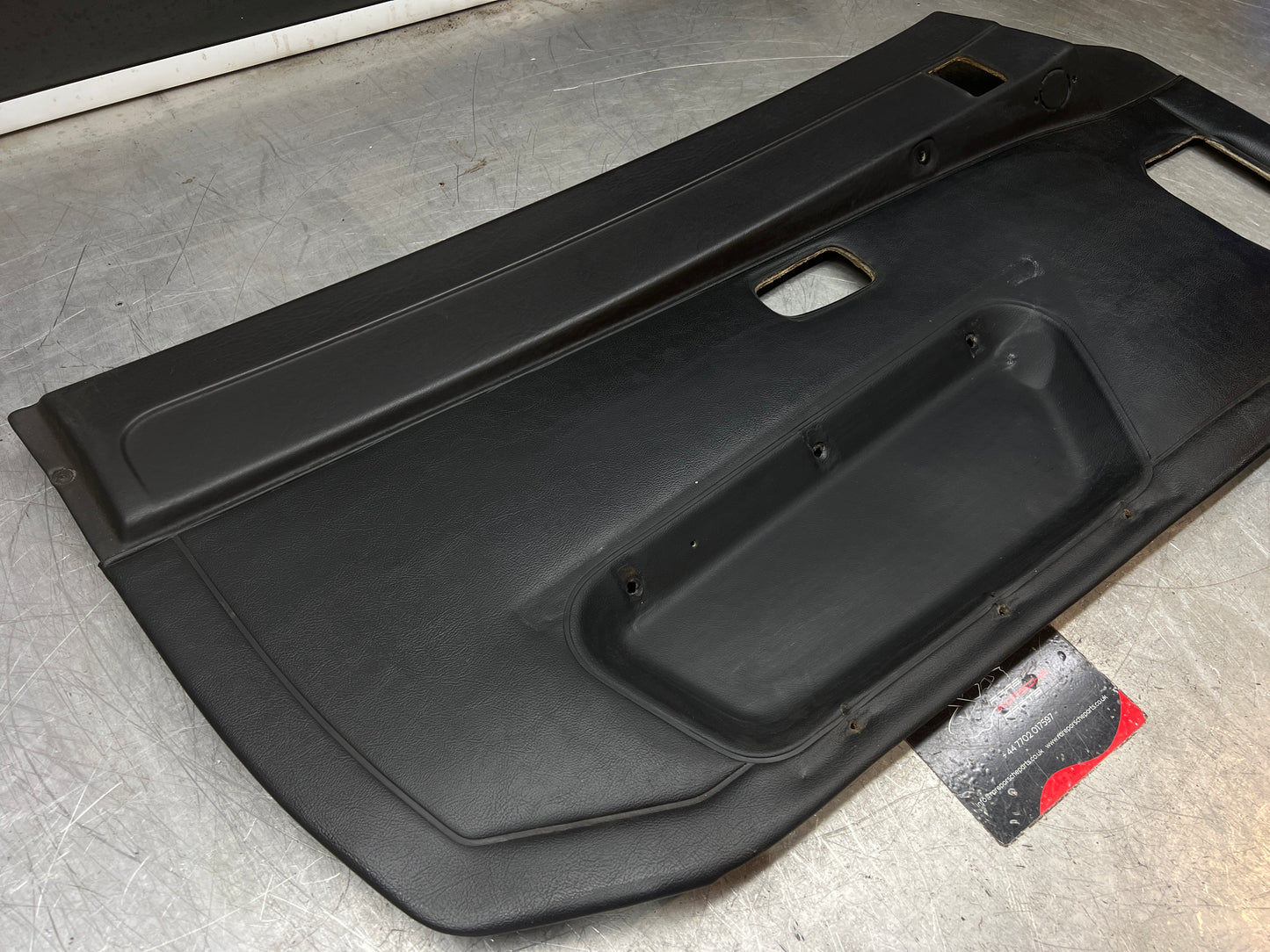Porsche 924/944 early Porsche black door card used good condition left side, Rhd, 478867011