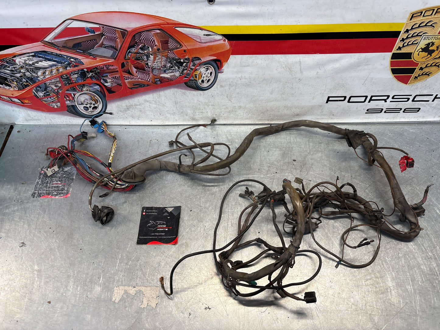 Porsche 928 S engine bay wiring loom, LHD, Spares or repair 92861200106