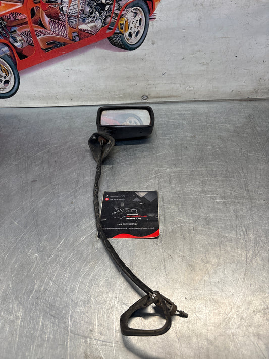 Porsche 924 early right side mirror, for spares or repair