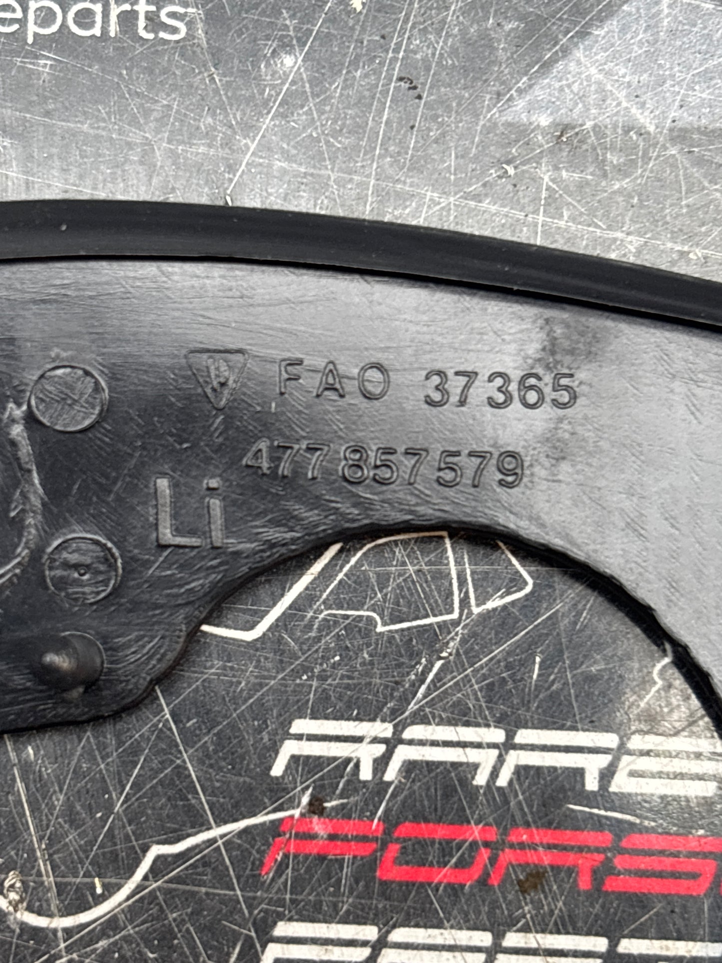 Porsche 924 924 Carrera GT left N/S wing mirror rubber pad, 477857579, new