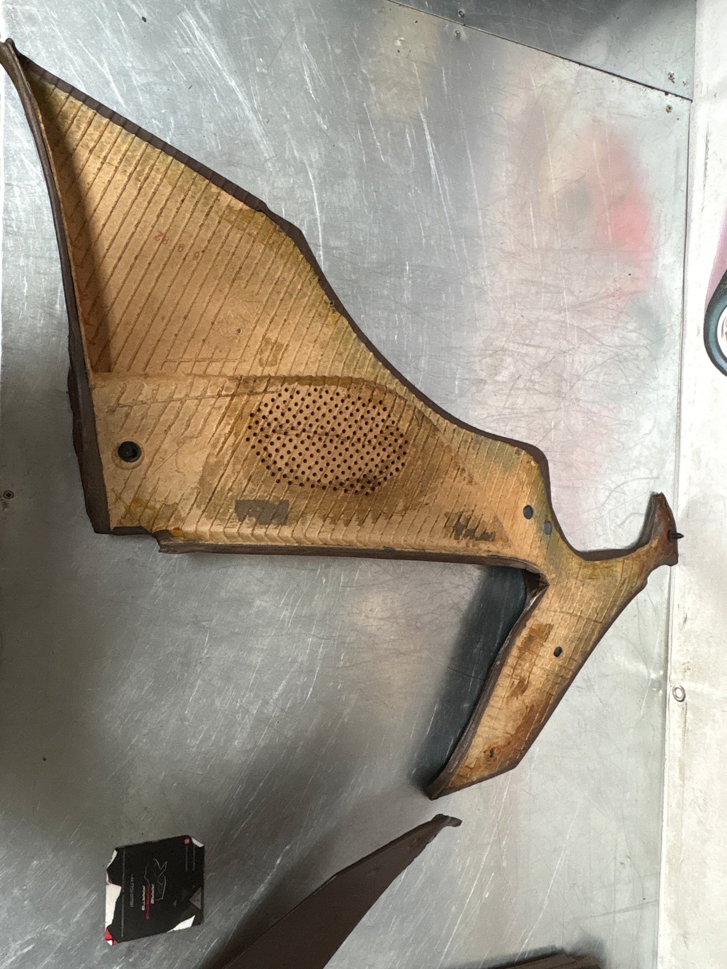 Porsche 944 924 brown rear interior C Post trims/cards. Quarter panel trim used 94455502101 94455502201