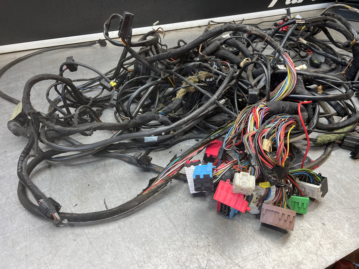 Porsche 944 S2 1992 interior wiring loom, RHD, used 94561200629