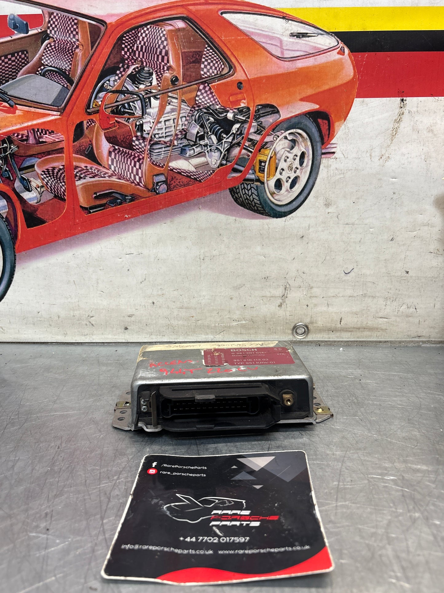 Porsche 944 Turbo 951 ECU Bosch 95161811302 / 0261201014, usata