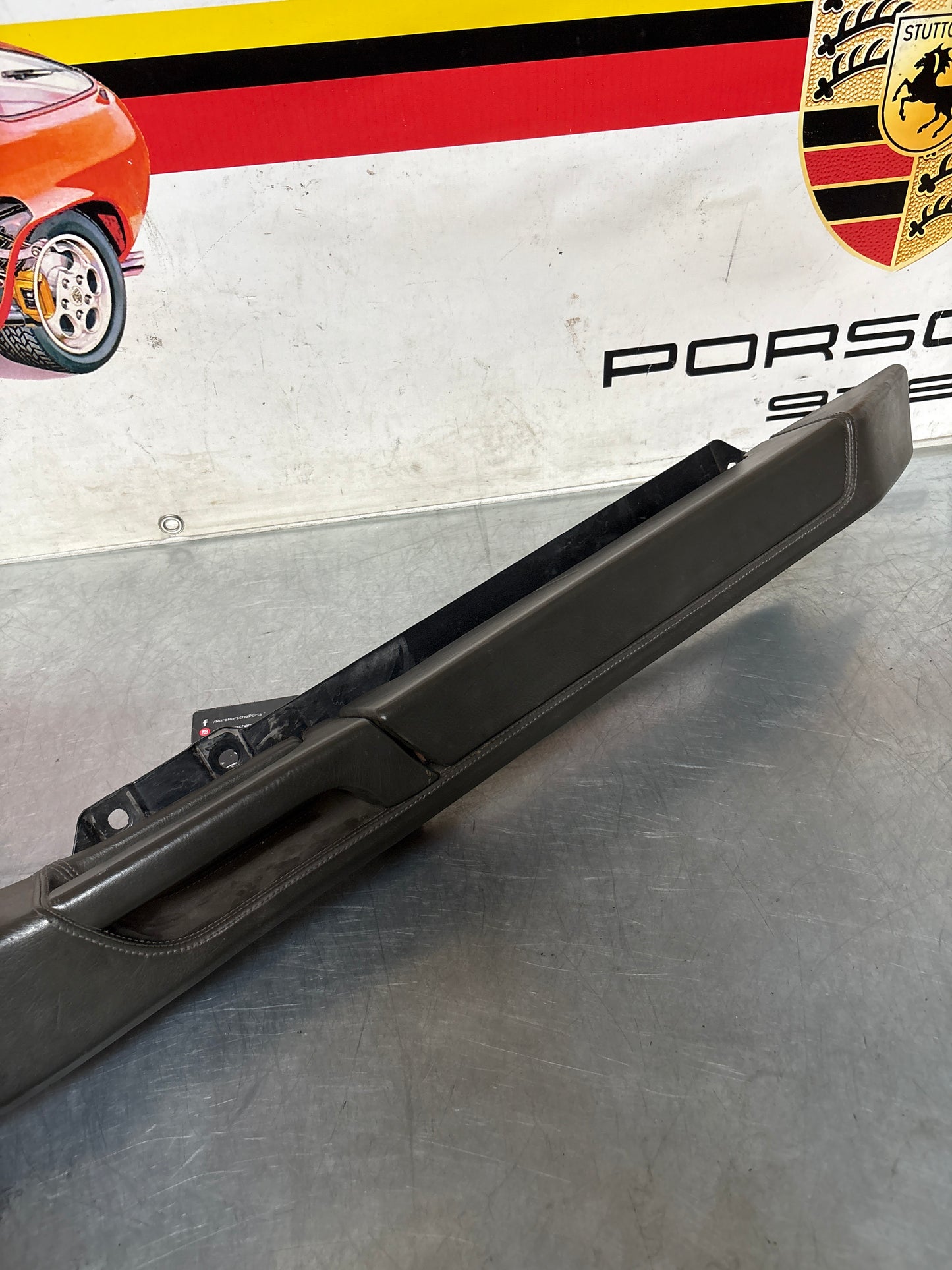 Porsche 928 Grey door armrest, right, off side, 92855510203, used