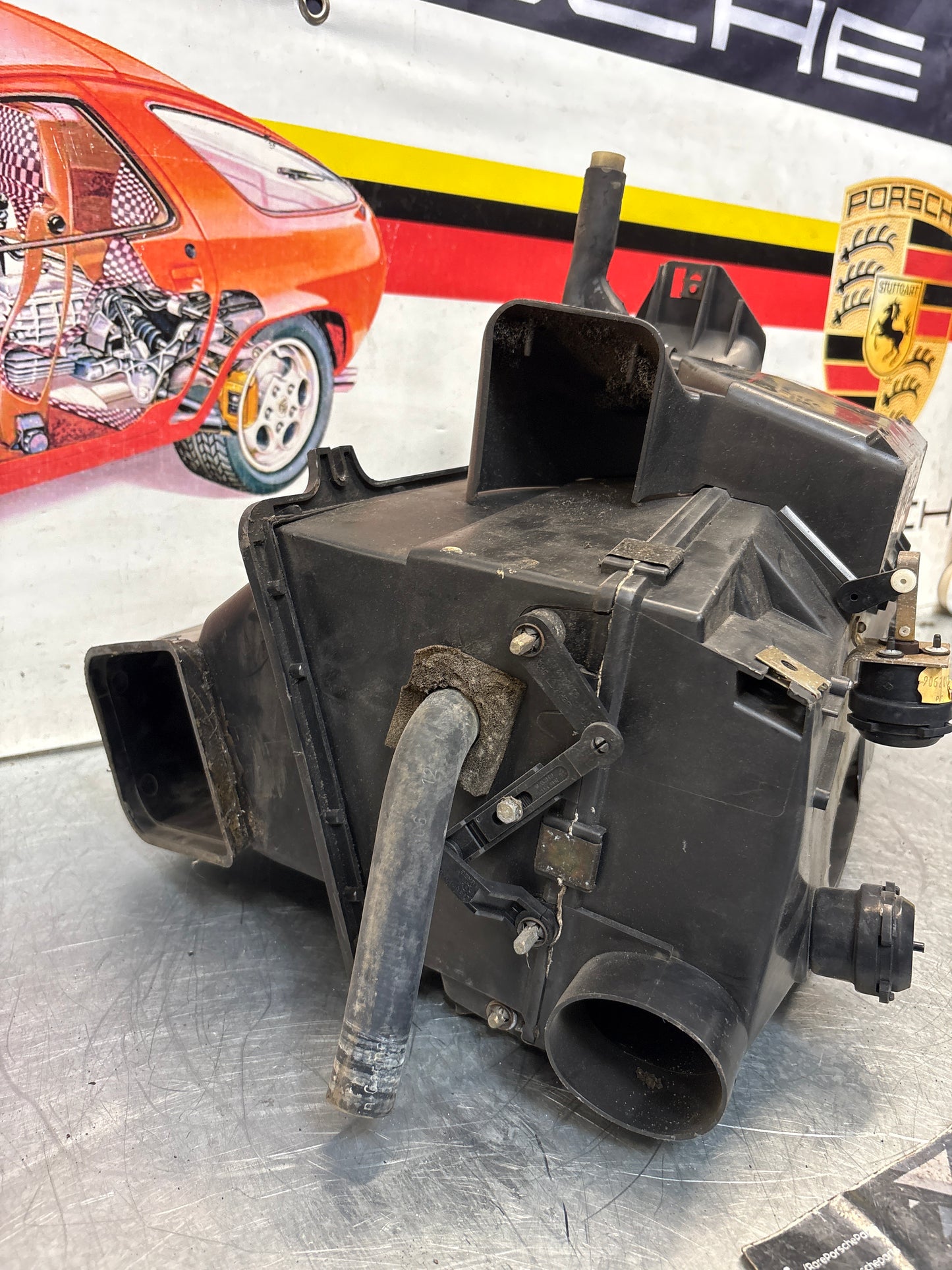 Porsche 928 heater box, LHD, 92857303604, used